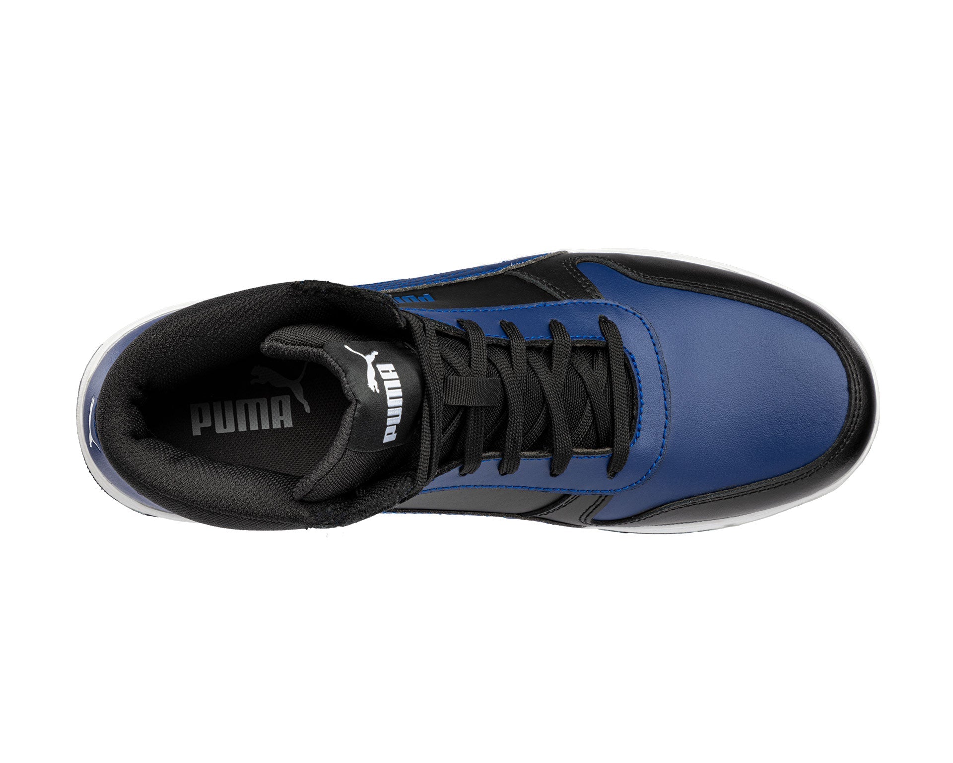 PUMA SAFETY FRONTCOURT MID Sicherheitsschuh S3L ESD blau Herren Oben #farbe_blau