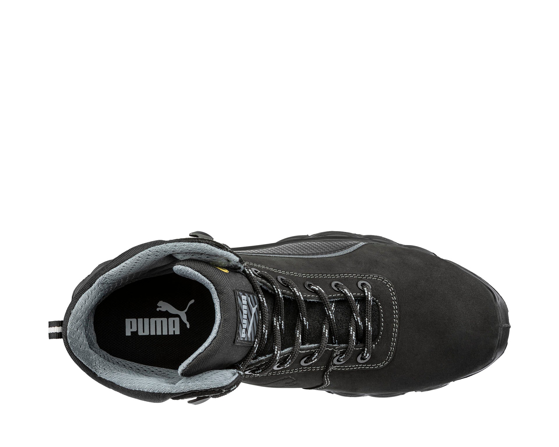 PUMA SAFETY CONDOR BLACK MID safety shoes ASTM SD SR black upper #color_black