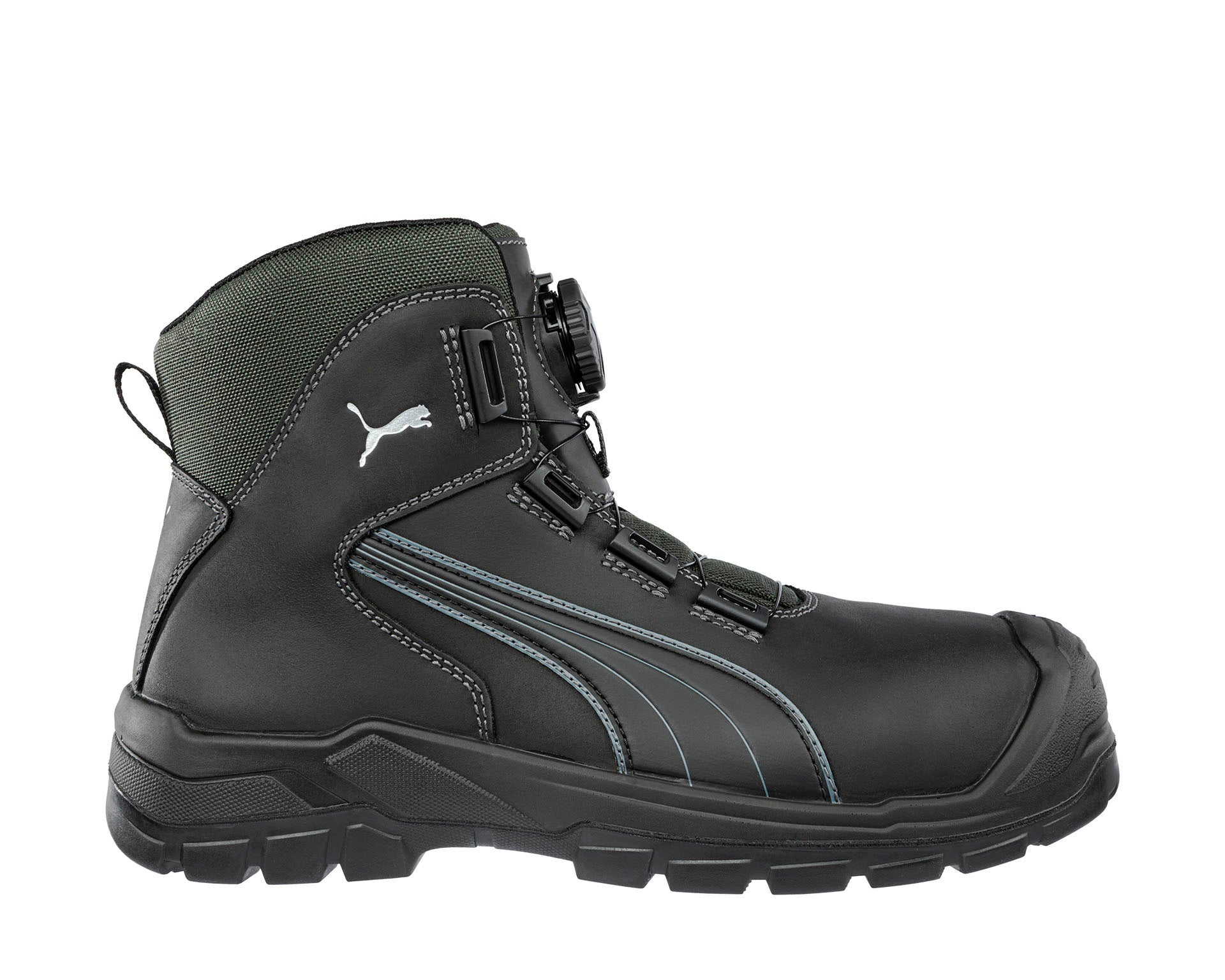 PUMA SAFETY CASCADES DISC MID Sicherheitsschuh S3 Herren schwarz rechts