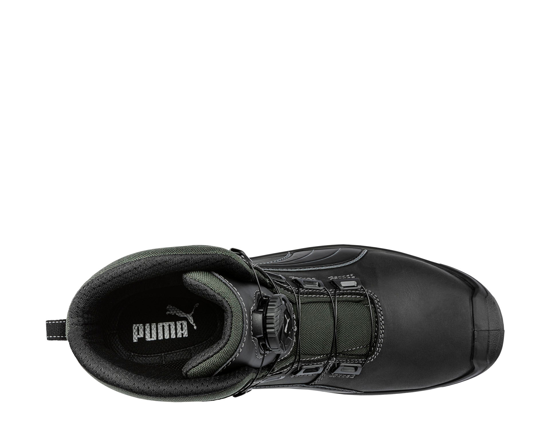 PUMA SAFETY CASCADES DISC MID Sicherheitsschuh S3 Herren schwarz oben
