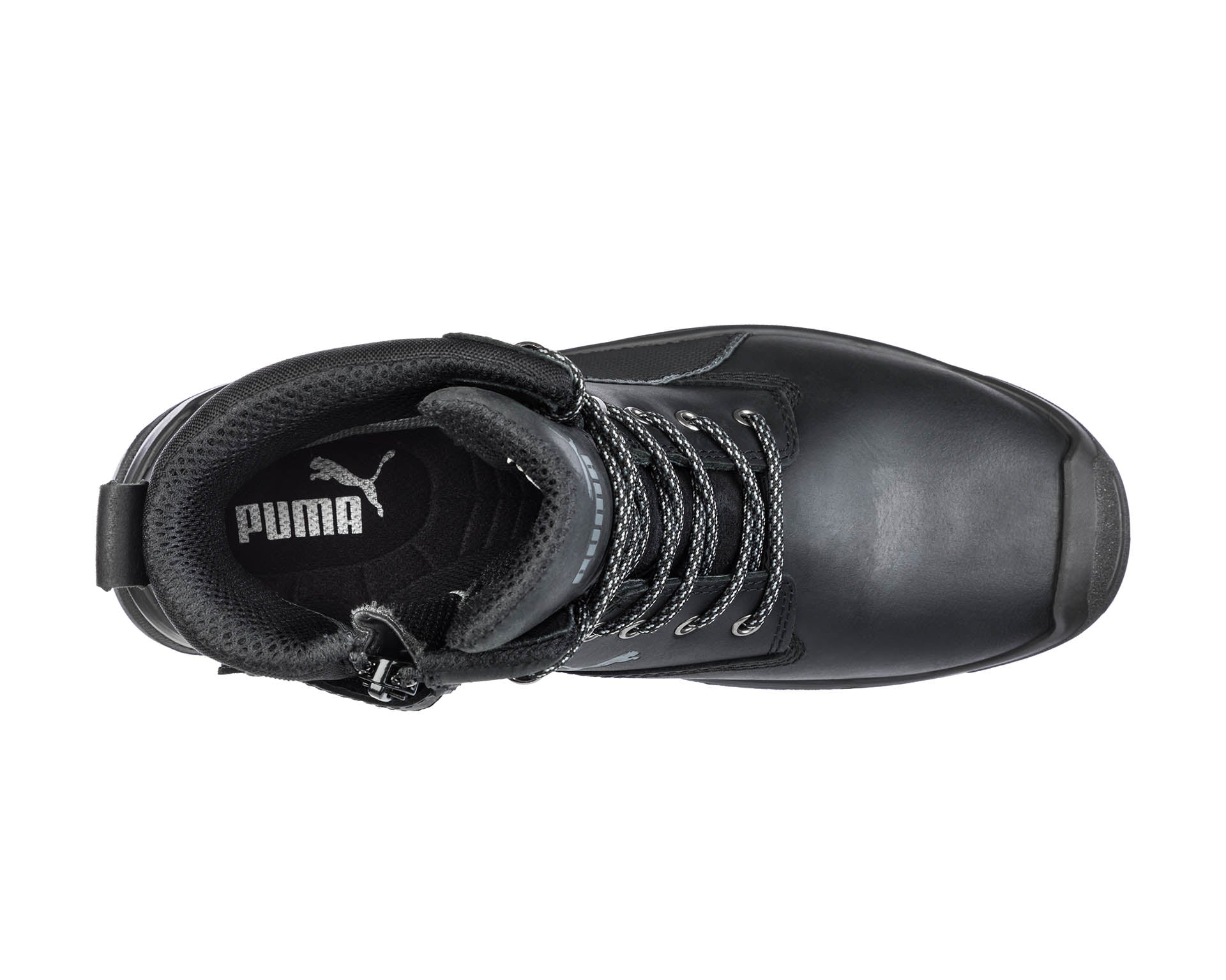 PUMA SAFETY CONQUEST HIGH Sicherheitsschuh S3 schwarz Herren links #farbe_schwarz