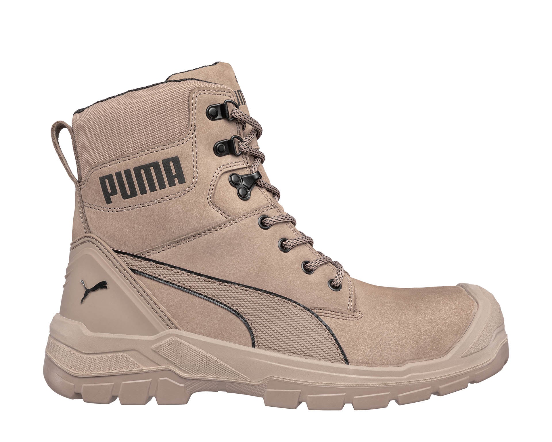 PUMA SAFETY CONQUEST HIGH Sicherheitsschuh S3 beige Herren rechts #farbe_beige