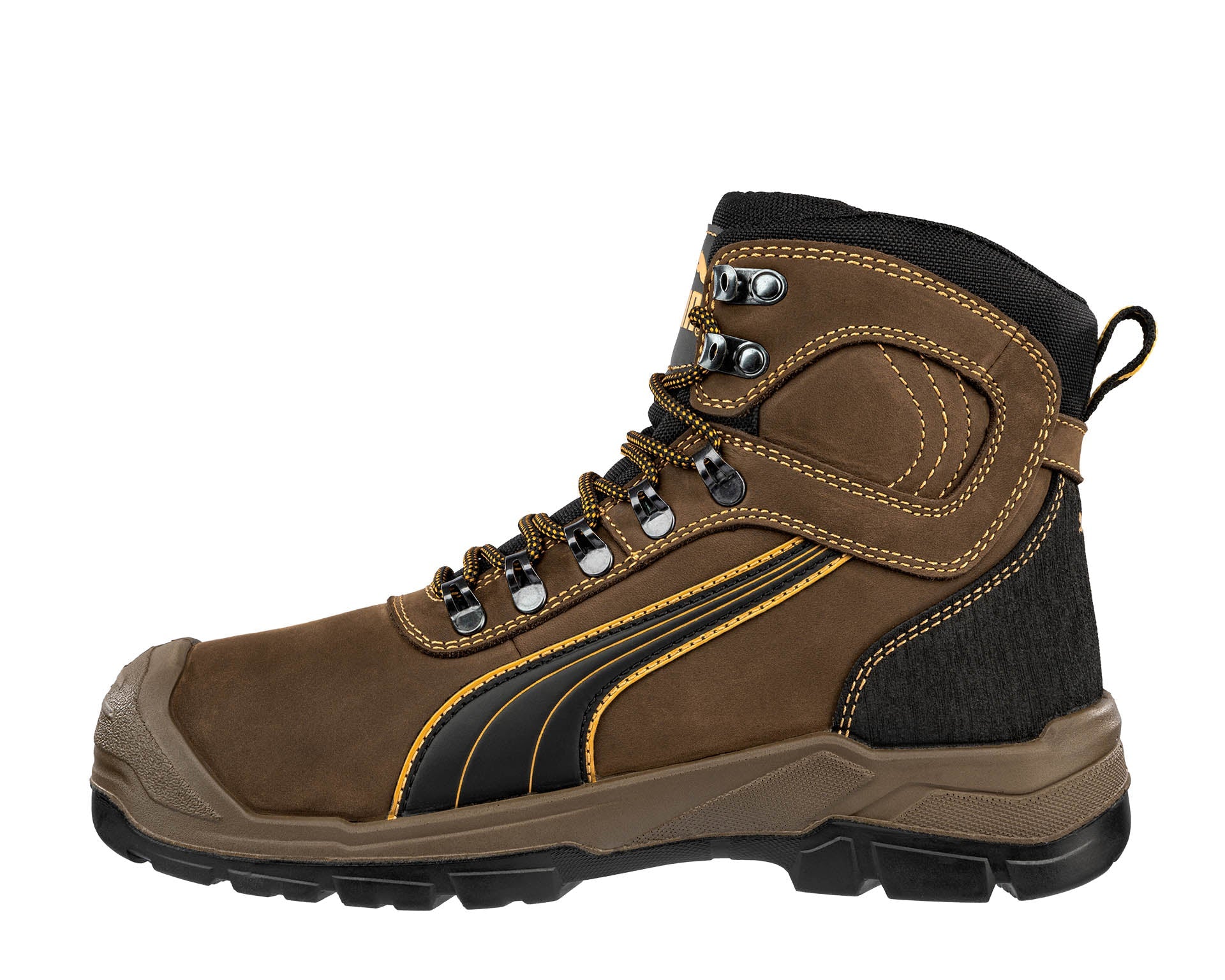 PUMA SAFETY SIERRA NEVADA ST CTX MID Schnürboots O2 braun links