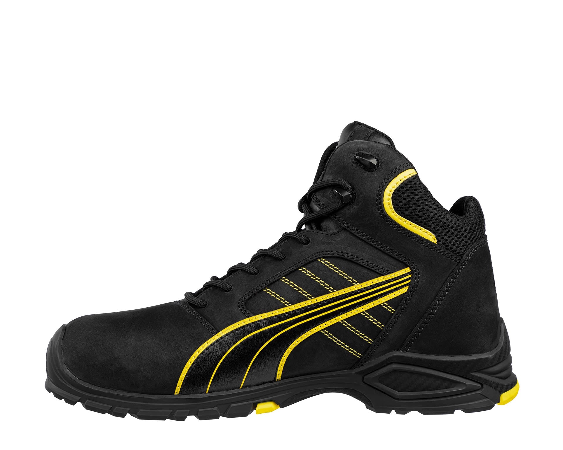 PUMA SAFETY AMSTERDAM MID Sicherheitsschuh S3L schwarz Herren links