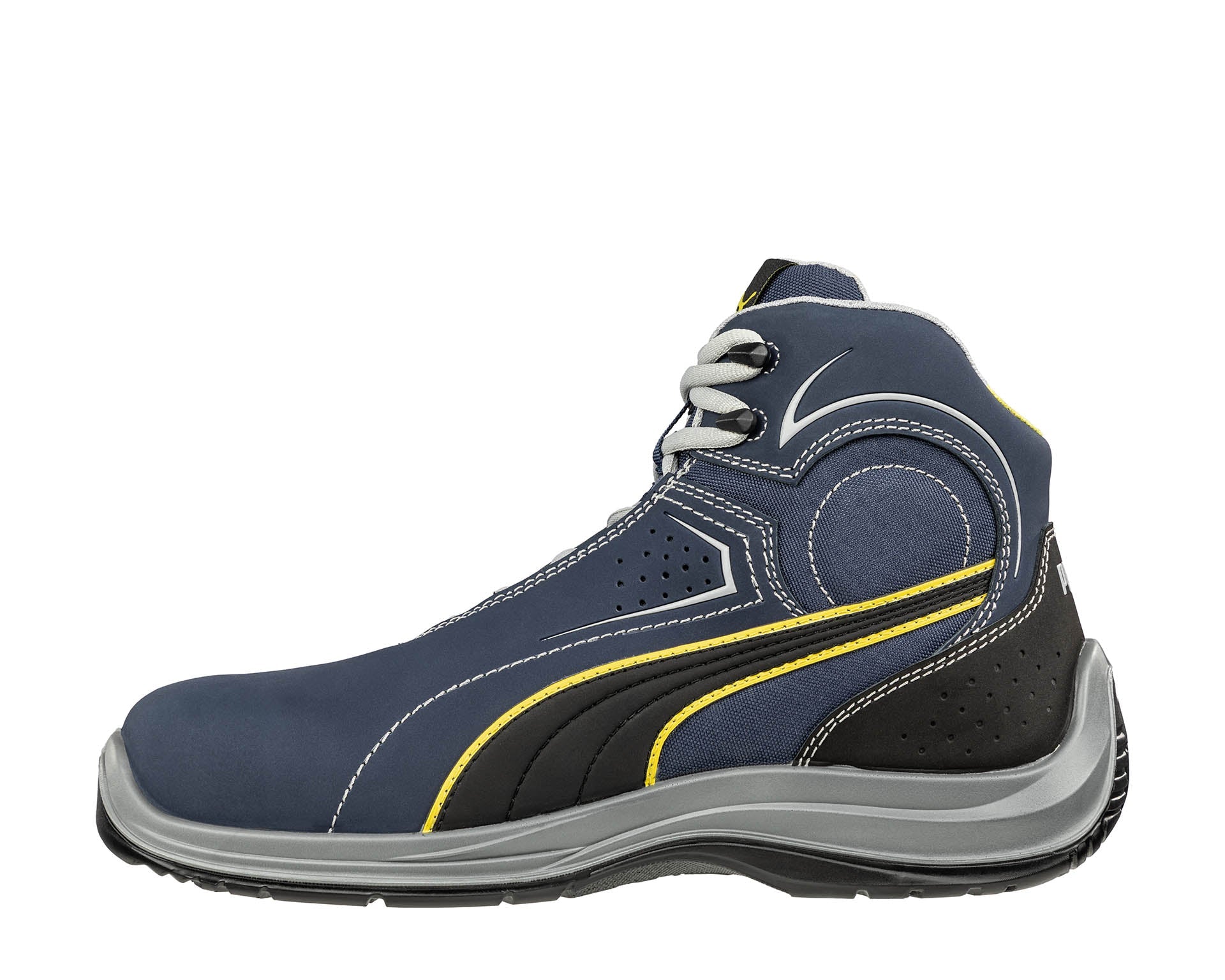 PUMA SAFETY TOURING MID Sicherheitsschuh SB blau links