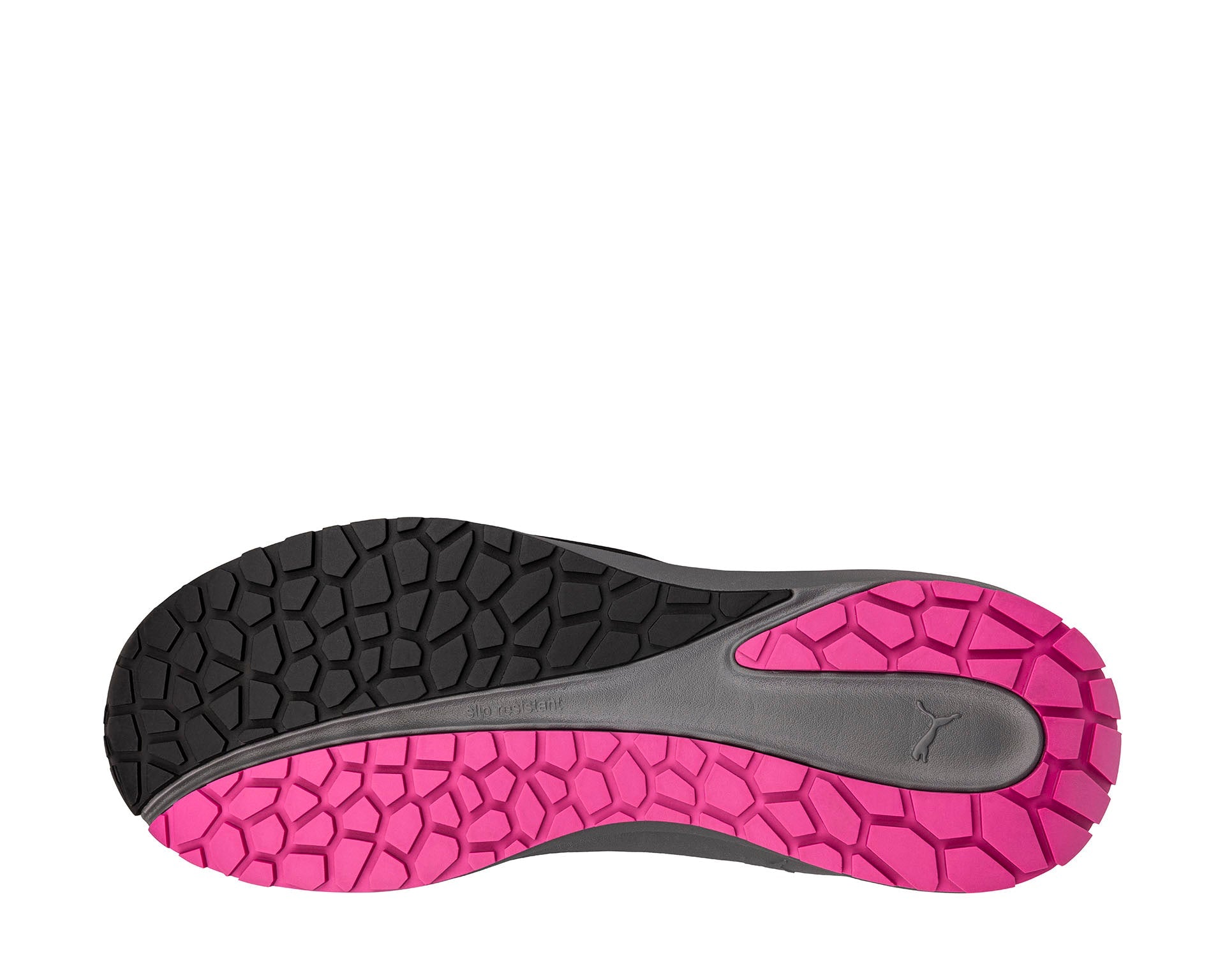 PUMA SAFETY ASPIRE DISC MID Sicherheitsschuh S3S ESD schwarz Damen Sohle