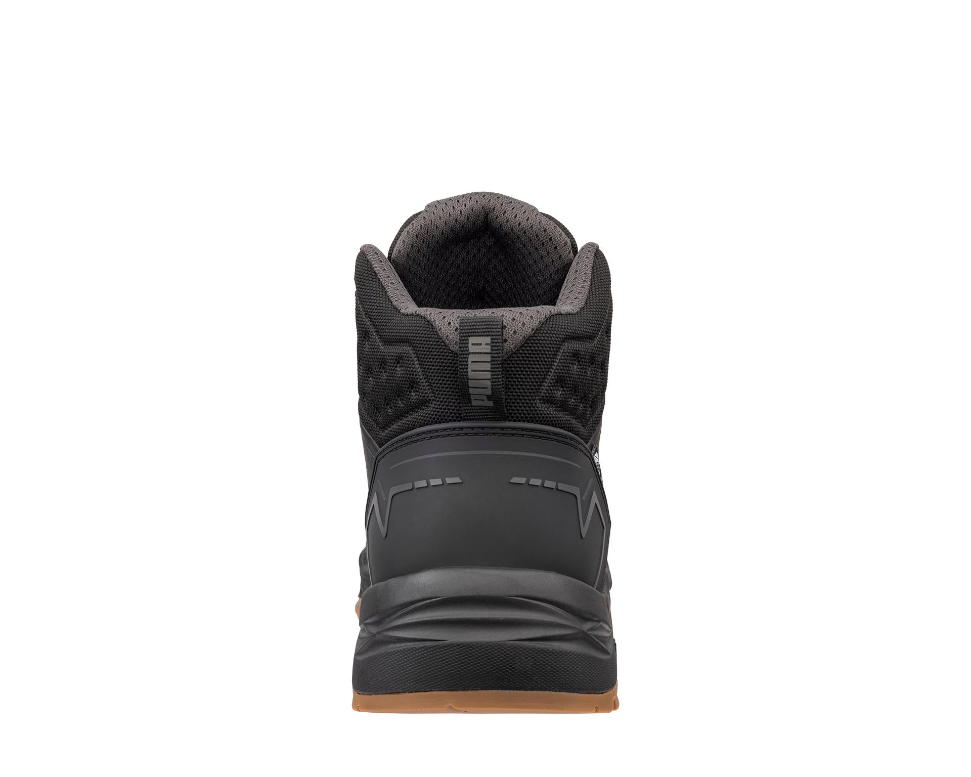 PUMA SAFETY FUSION CTX MID Sicherheitsschuh S7S ESD anthrazit Rückansicht