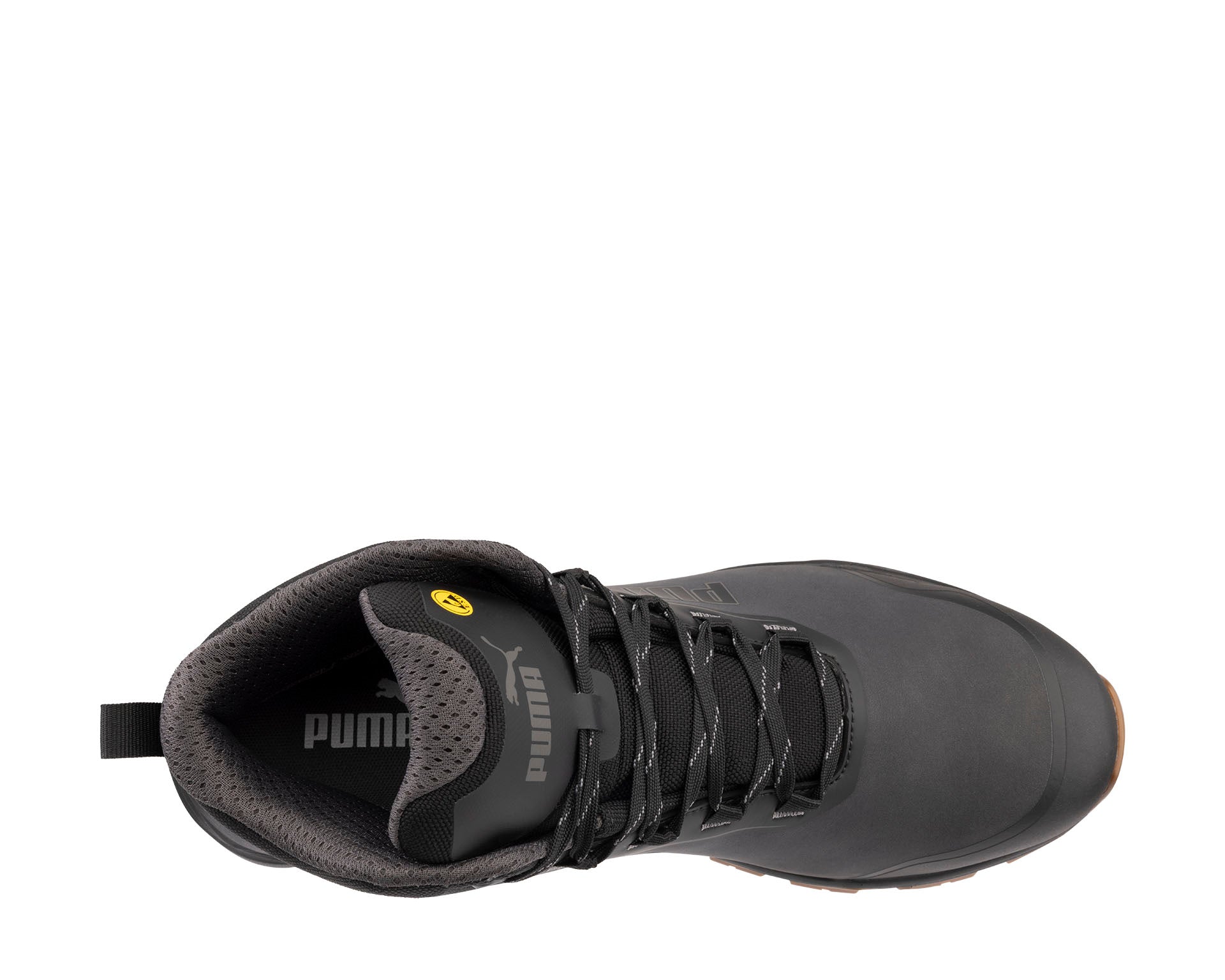 PUMA SAFETY FUSION CTX MID Sicherheitsschuh S7S ESD anthrazit oben