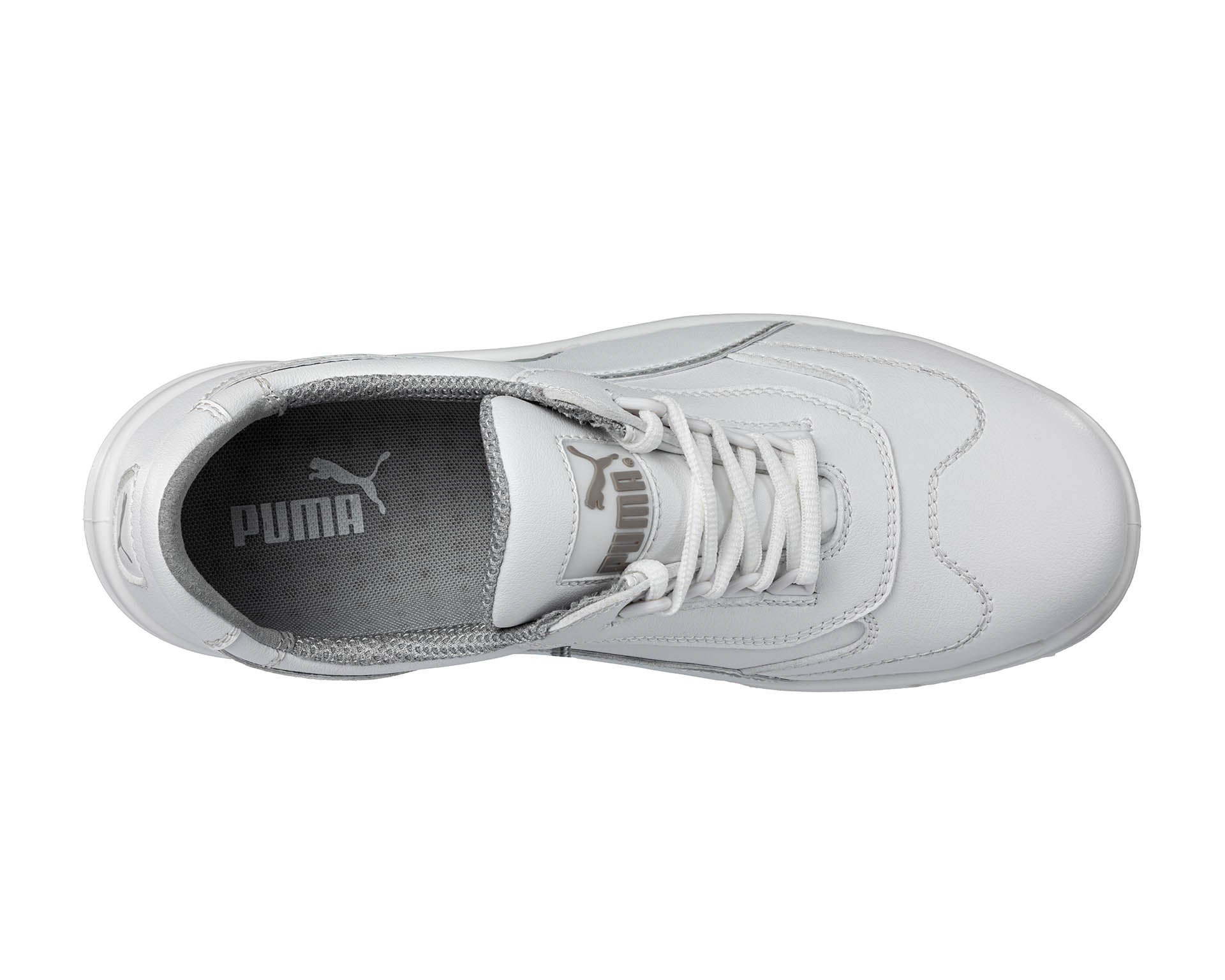 PUMA SAFETY CLARITY LOW Sicherheitsschuh S2 weiß oben