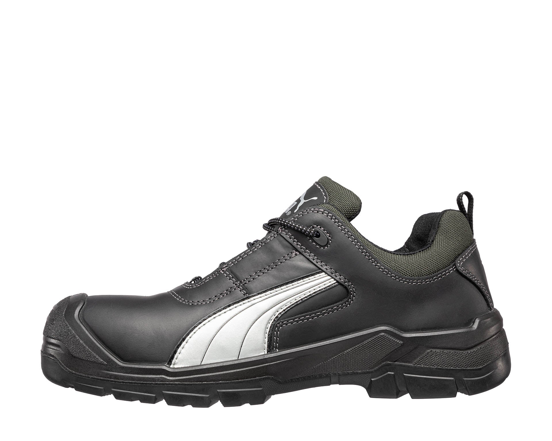 PUMA SAFETY CASCADES LOW Sicherheitsschuh S3 schwarz Herren links