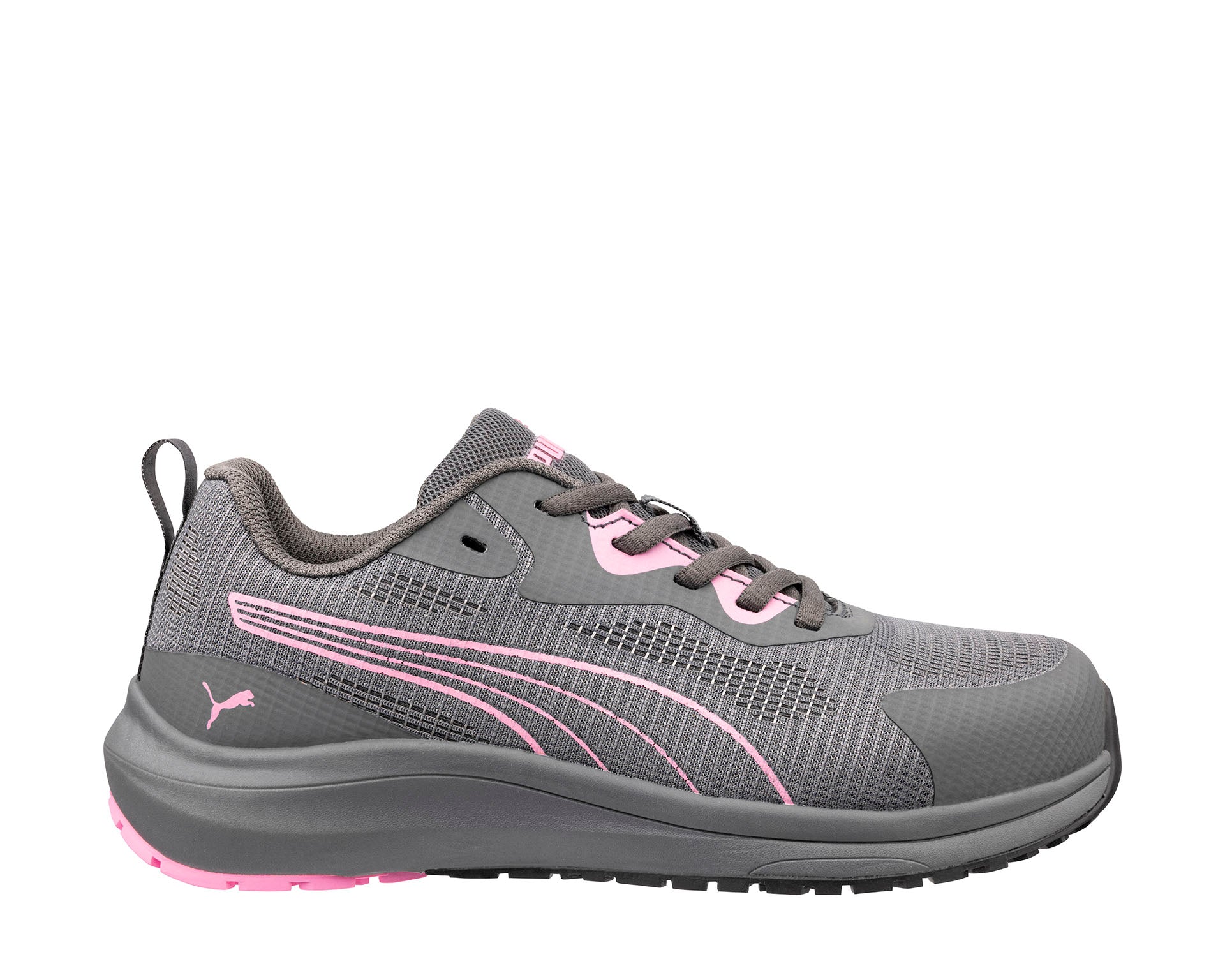 PUMA SAFETY CELERITY KNIT 2.0 LOW safety shoes ASTM EH SR grey Women right