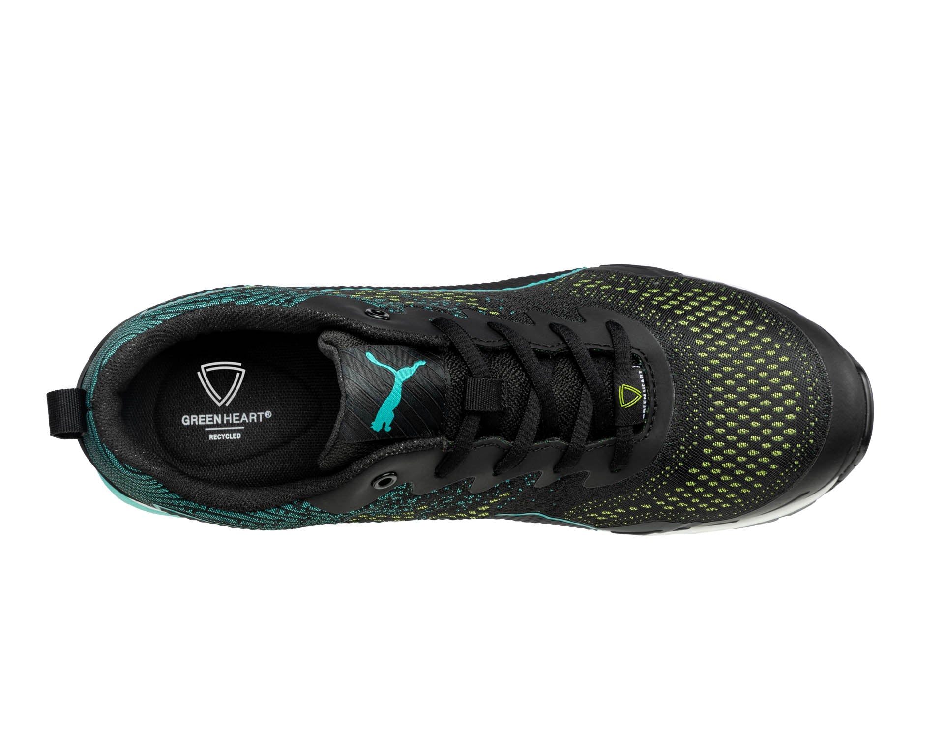 PUMA SAFETY VIVID LOW Sicherheitsschuh S1P ESD schwarz oben