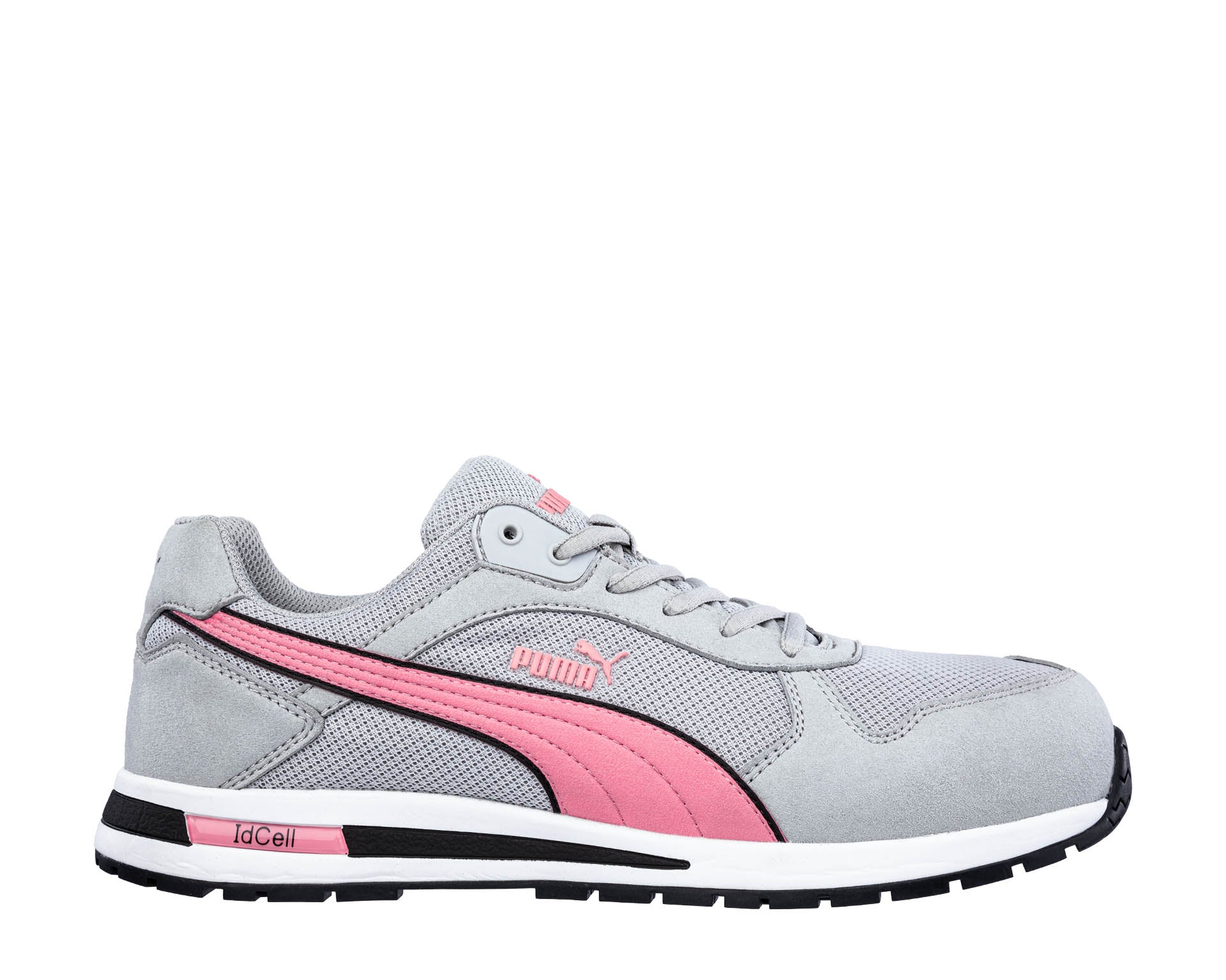 PUMA SAFETY FRONTSIDE GREY/PINK WNS LOW safety shoes ASTM EH SR grey Women right #color_grey