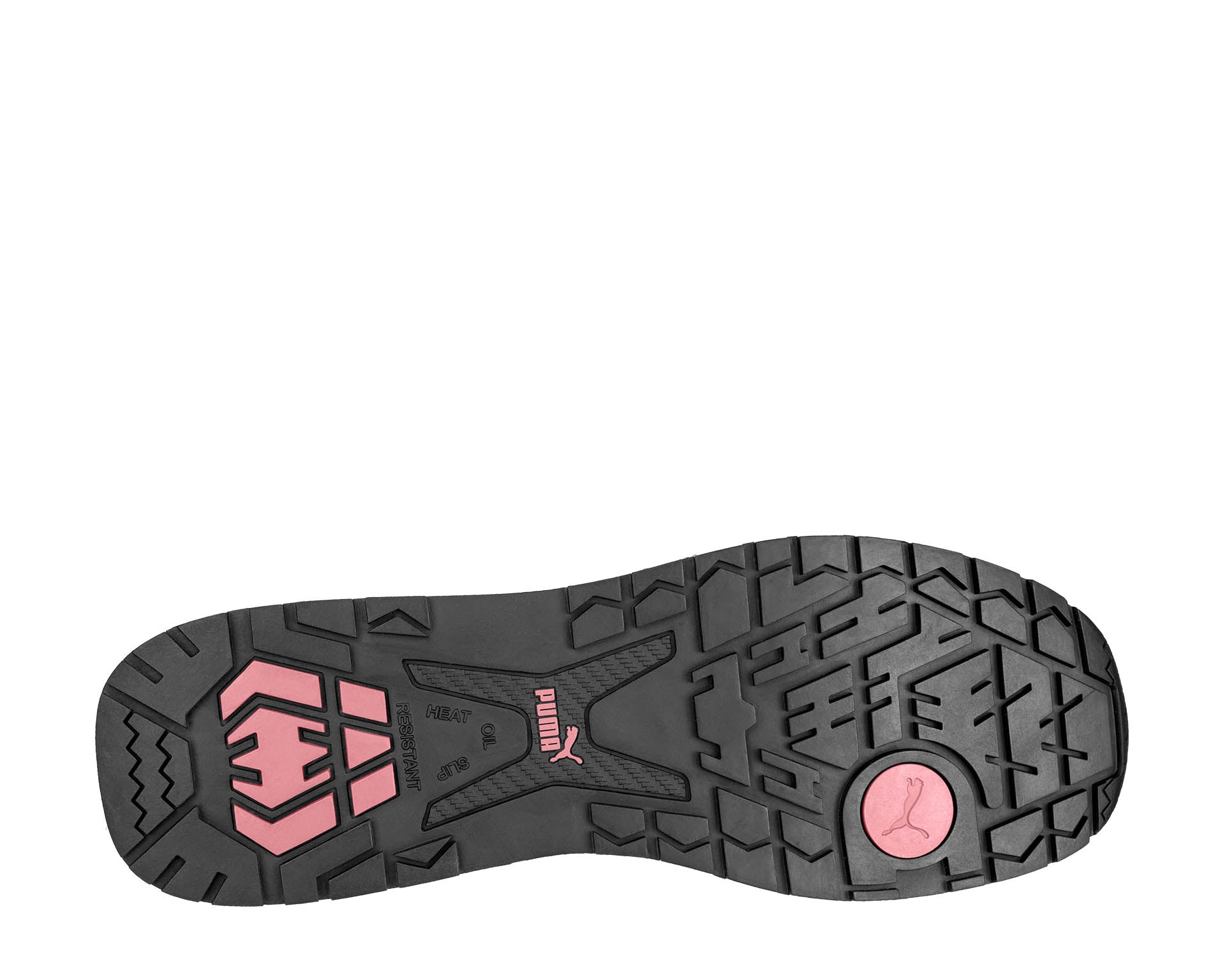 PUMA SAFETY FRONTSIDE BLK/PINK WNS LOW safety shoes ASTM EH SR black Women Sole #color_black