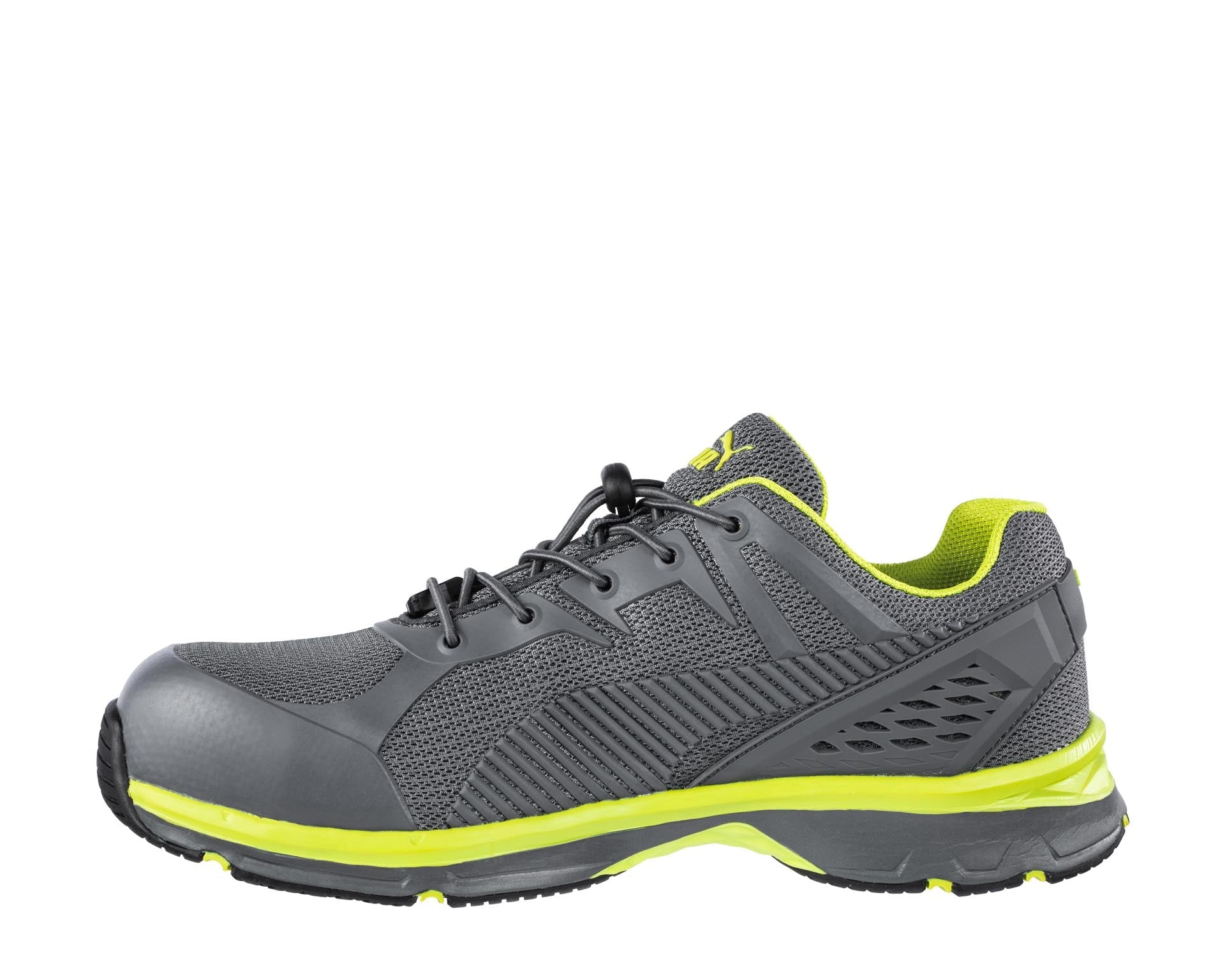 PUMA SAFETY FUSE MOTION 2.0 LOW Sicherheitsschuh S1PS ESD grau Herren links #farbe_grau