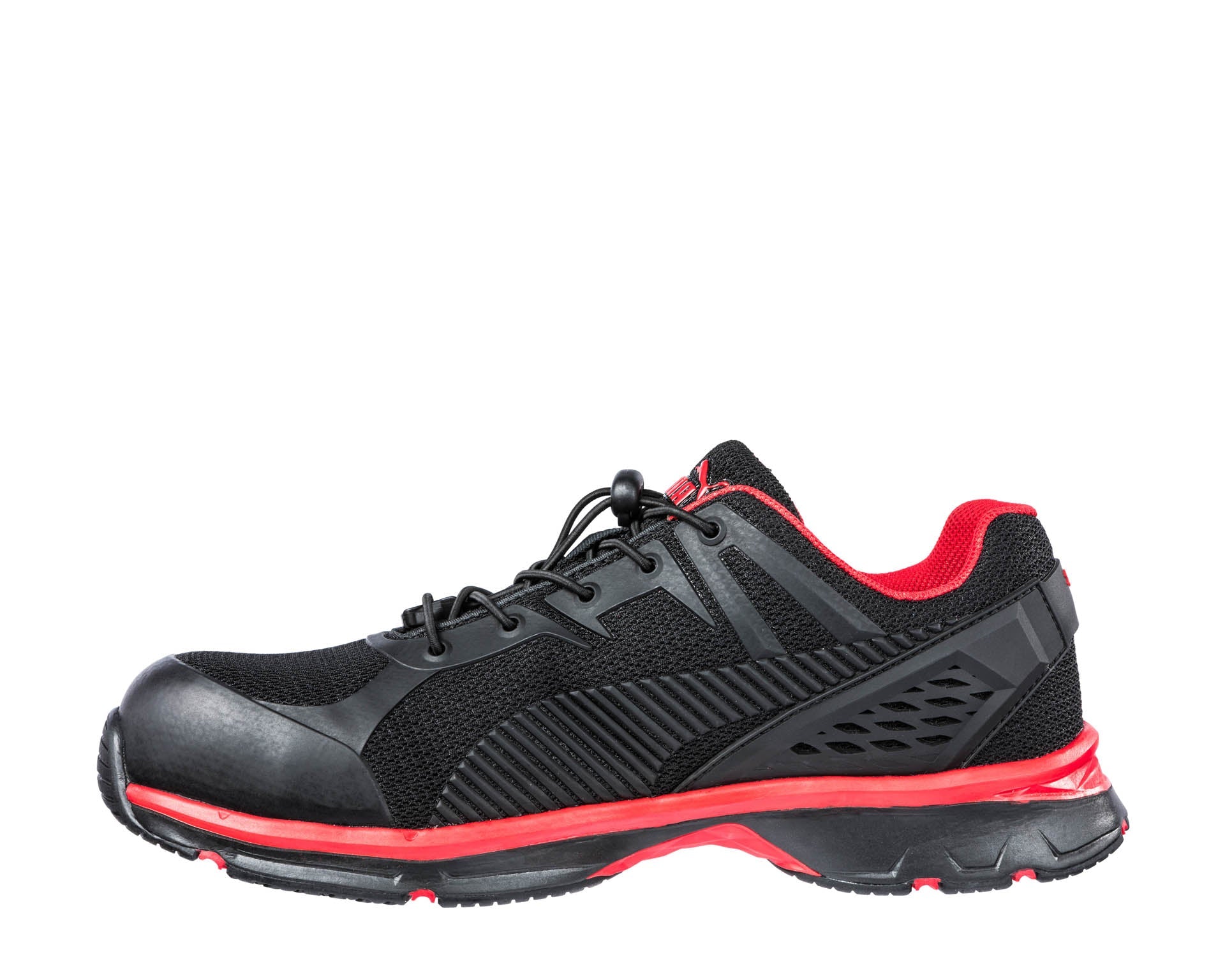 PUMA SAFETY FUSE MOTION 2.0 LOW Sicherheitsschuh S1PS ESD schwarz Herren links #farbe_schwarz