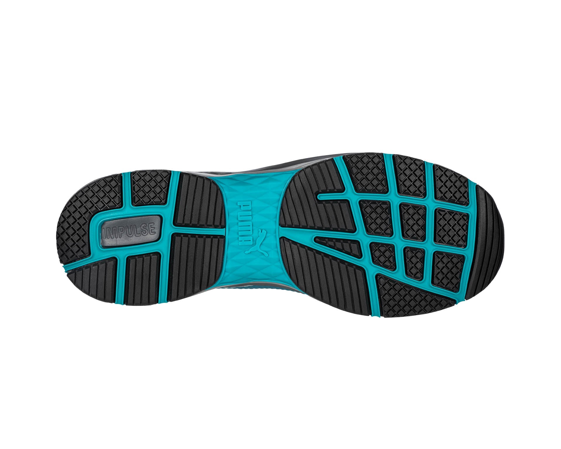 PUMA SAFETY FUSE KNIT WNS LOW Sicherheitsschuh S1P ESD grau Damen Sohle #farbe_grau