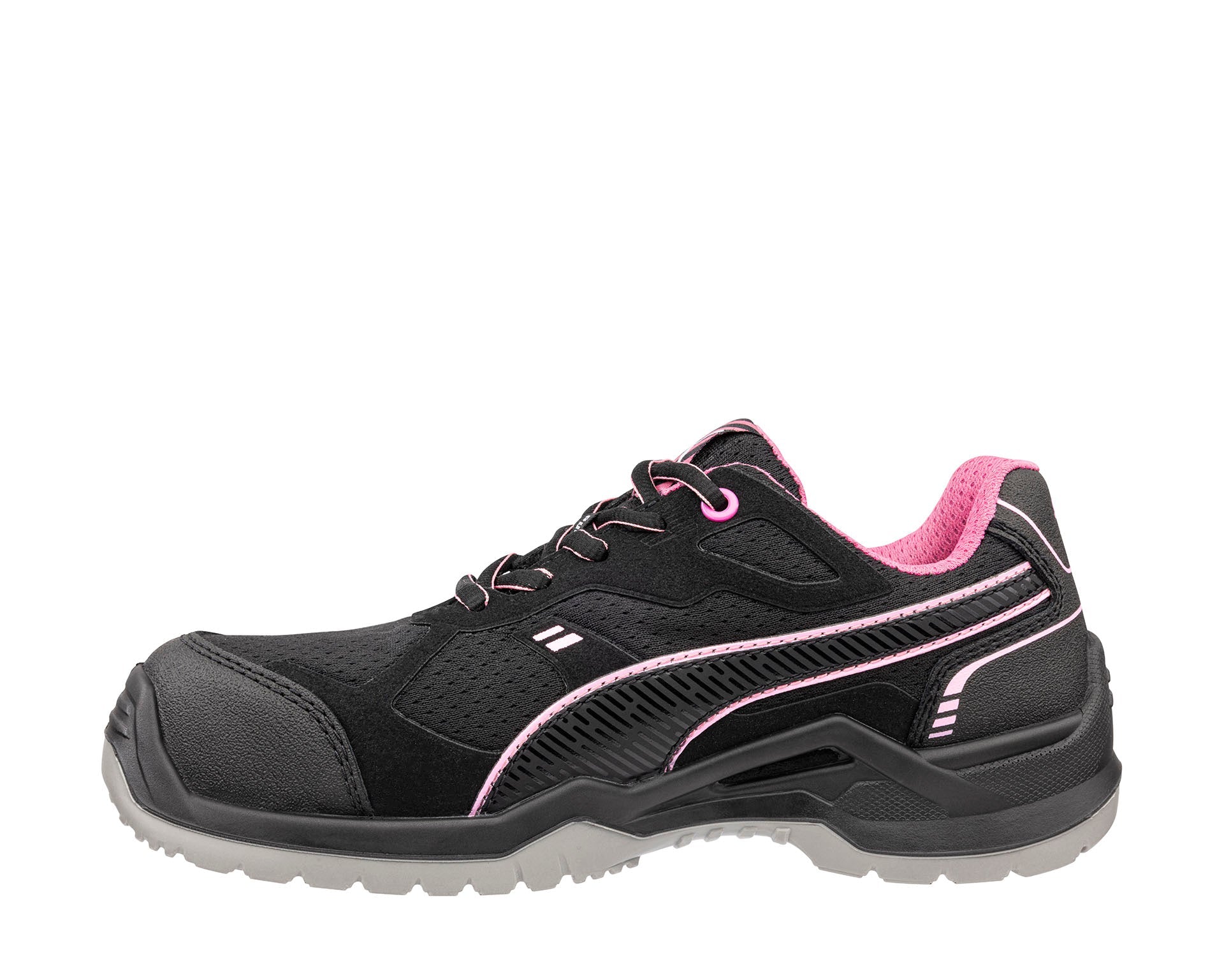 PUMA SAFETY FUSE TC WNS LOW Sicherheitsschuh S1PS ESD SRC schwarz Damen links