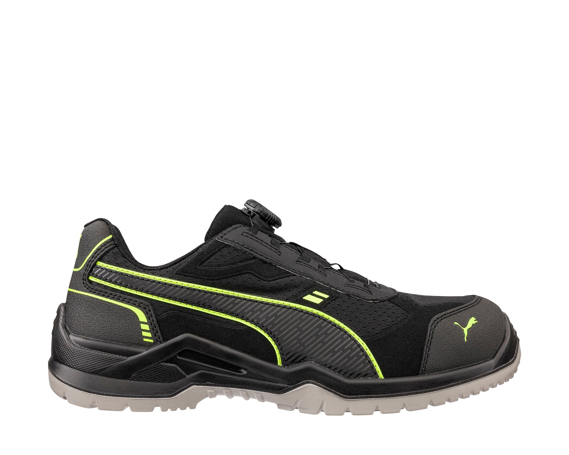 PUMA SAFETY FUSE TC DISC LOW Sicherheitsschuh S1PS ESD schwarz Herren rechts