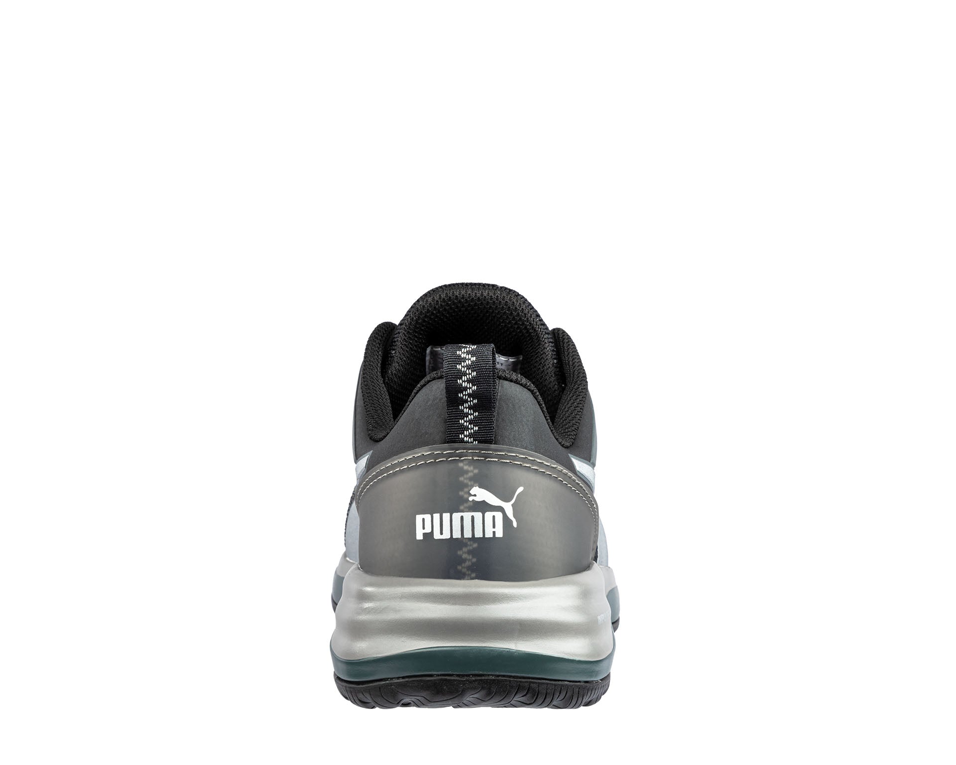 PUMA SAFETY CHARGE DISC LOW Sicherheitsschuh S1P ESD schwarz Rückansicht