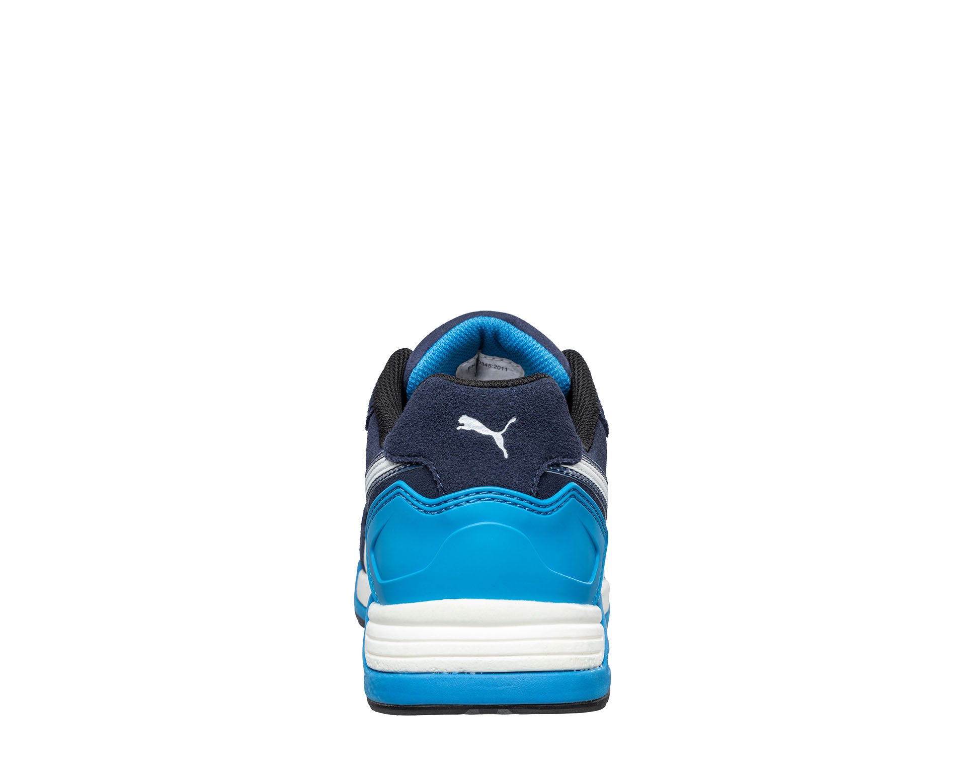 PUMA SAFETY AIRTWIST BLUE LOW safety shoes ASTM EH SR blue rear view #color_blue
