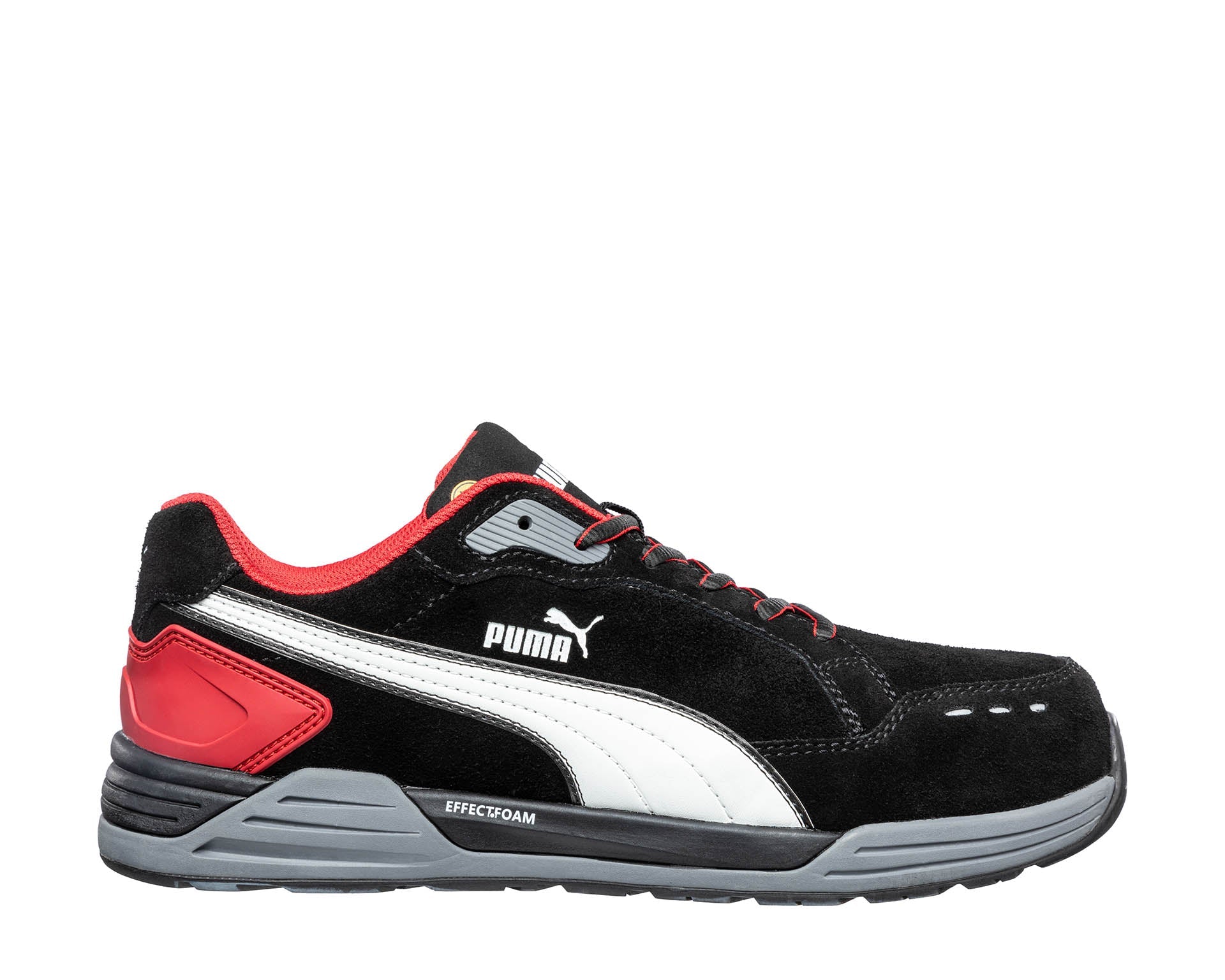 PUMA SAFETY AIRTWIST LOW Sicherheitsschuh S3 ESD rot Herren rechts #farbe_rot