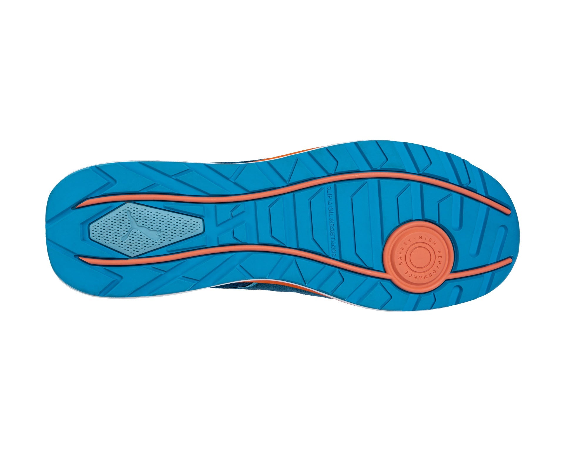 PUMA SAFETY FRONTSIDE LOW Sicherheitsschuh S1P ESD blau Herren Sohle #farbe_blau