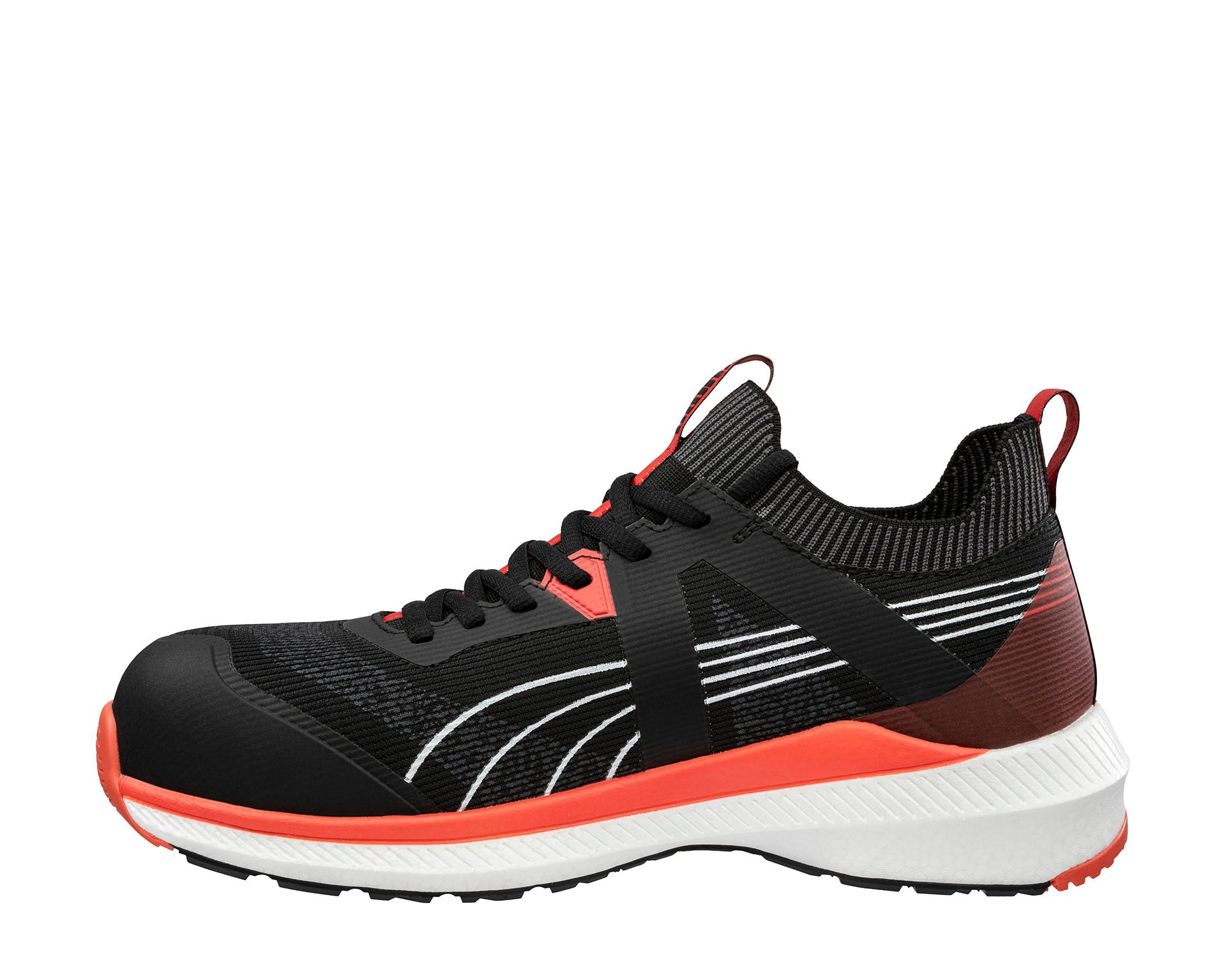 PUMA SAFETY TURBO LOW Sicherheitsschuh S1PS ESD schwarz Herren links
