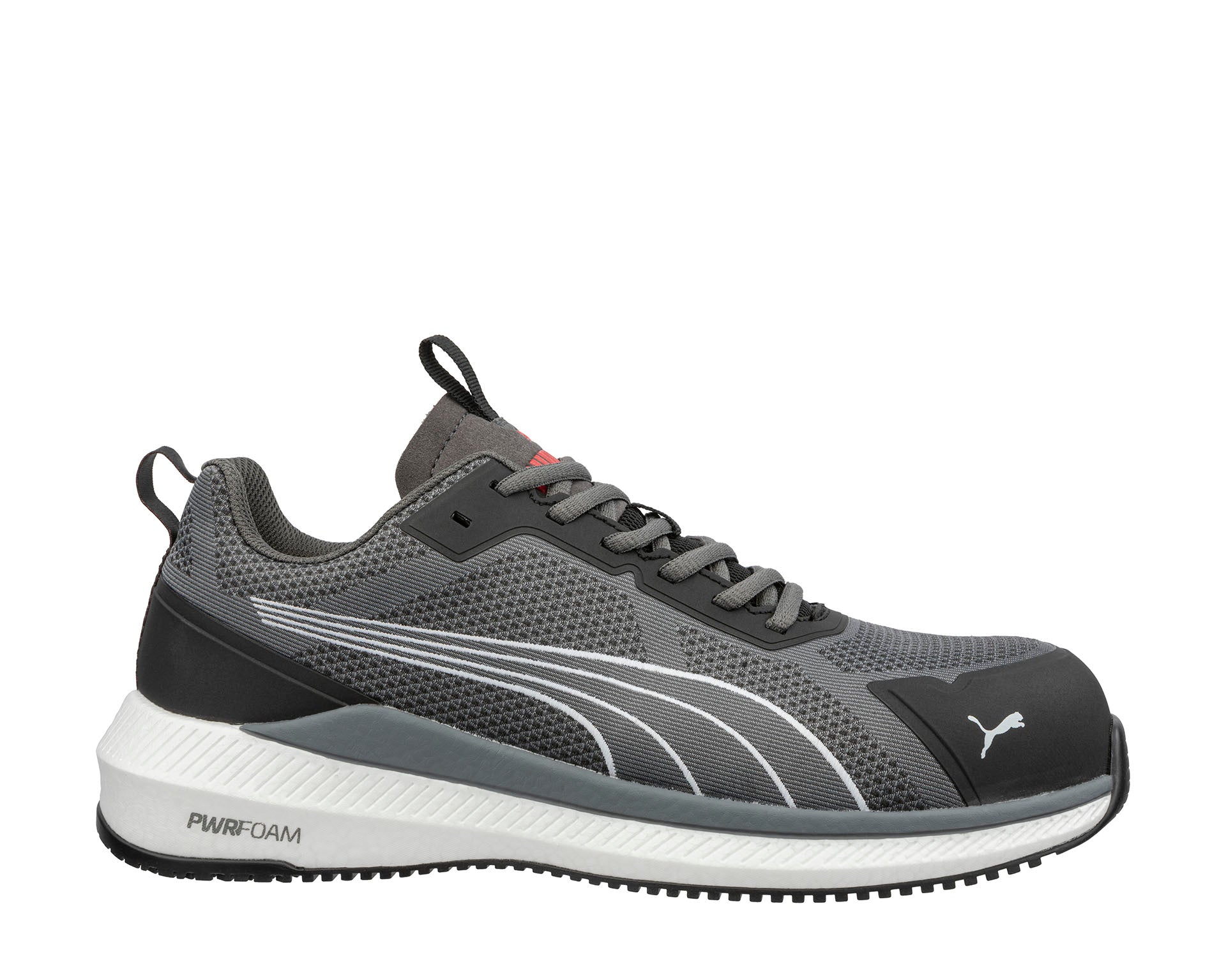 PUMA SAFETY SLIDE GREY LOW safety shoes ASTM EH SR grey right #color_grey