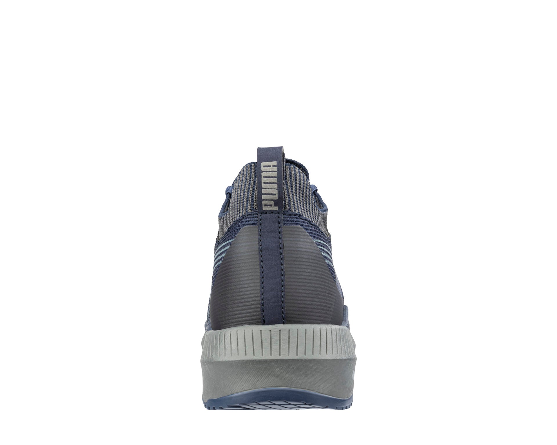 PUMA SAFETY TURBO NAVY/GREY LOW safety shoes ASTM SD SR blue rear view #color_blue