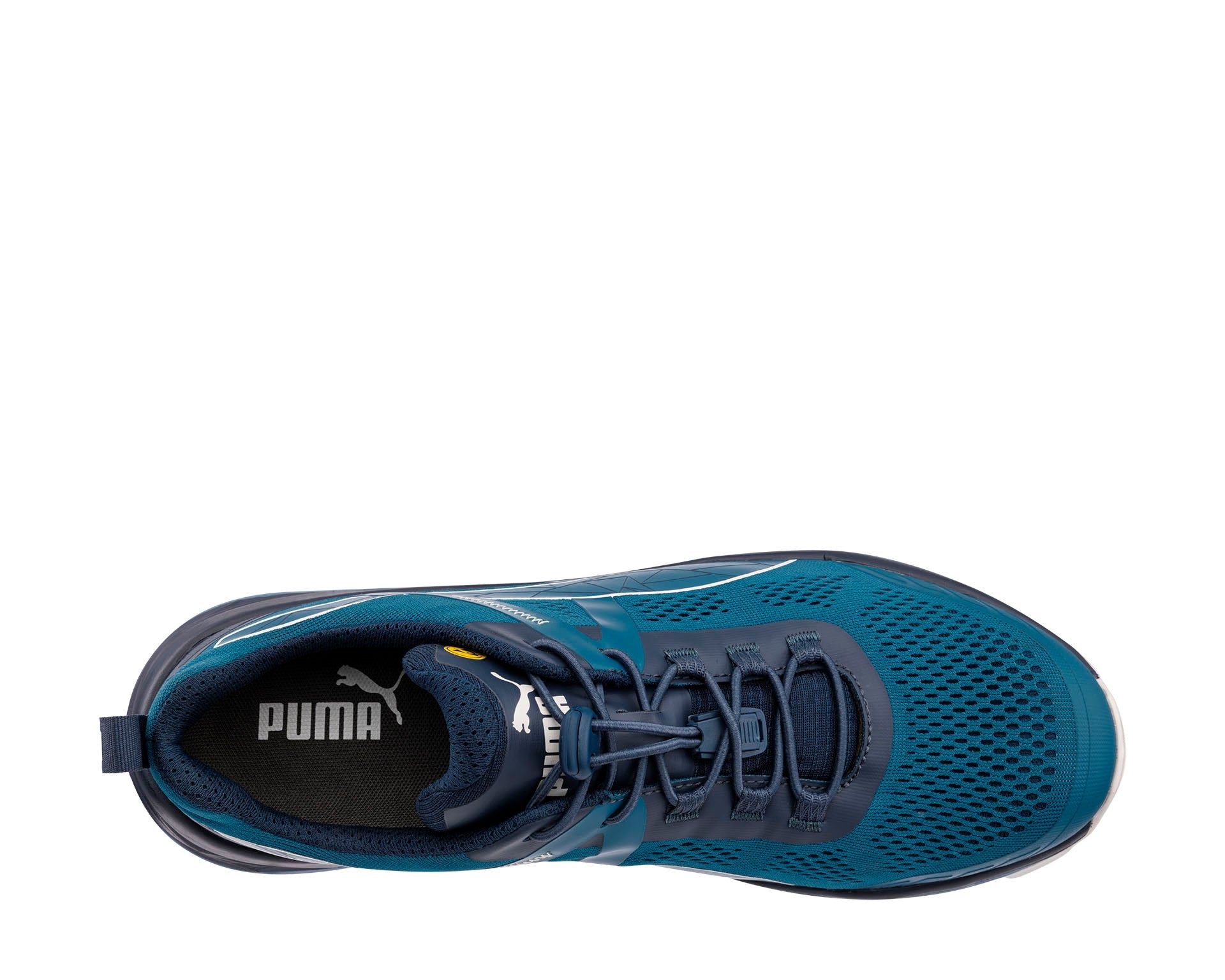 PUMA SAFETY DENALI LOW Sicherheitsschuh S1PS ESD blau oben