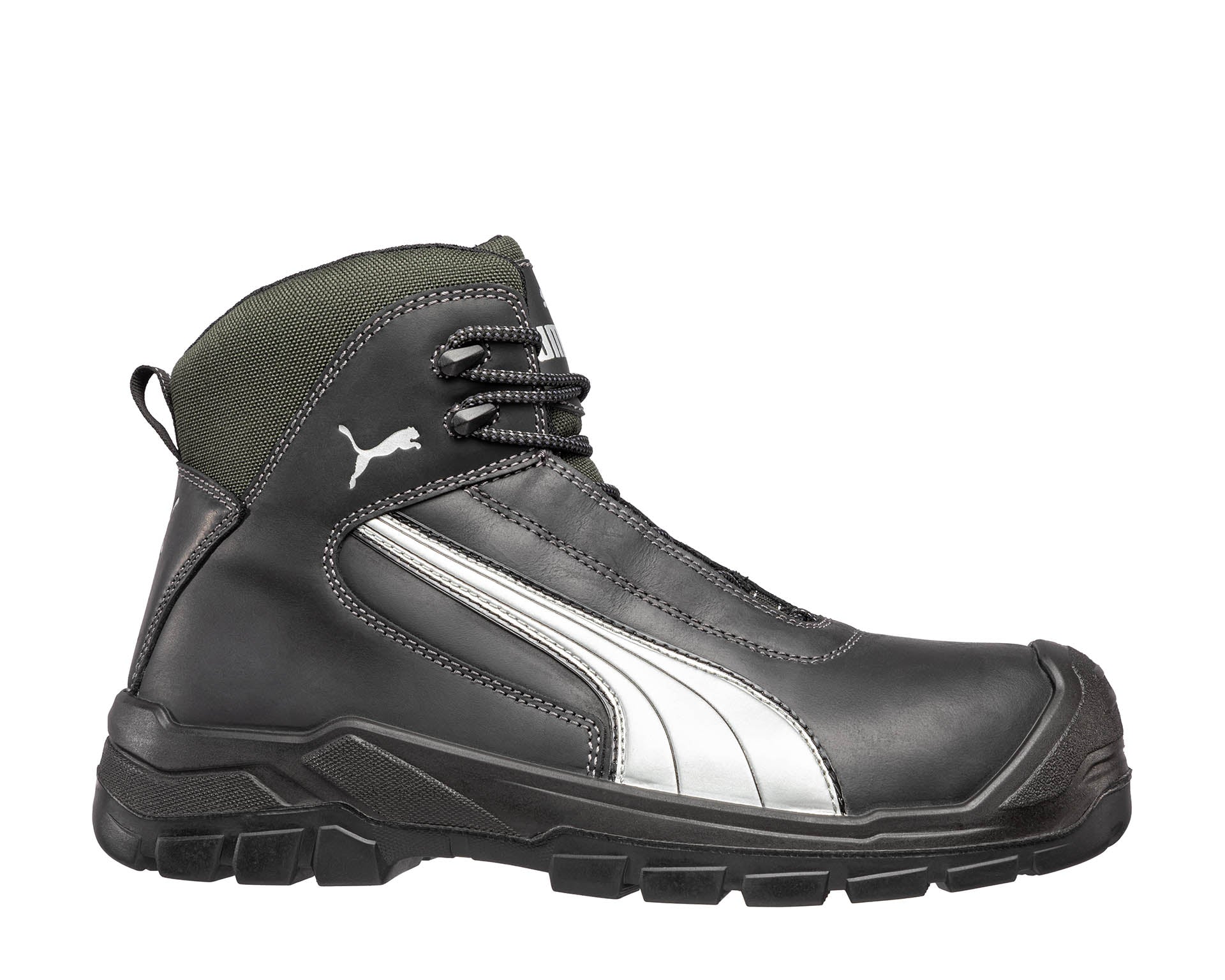 PUMA SAFETY CASCADES MID Sicherheitsschuh S3 schwarz rechts 
