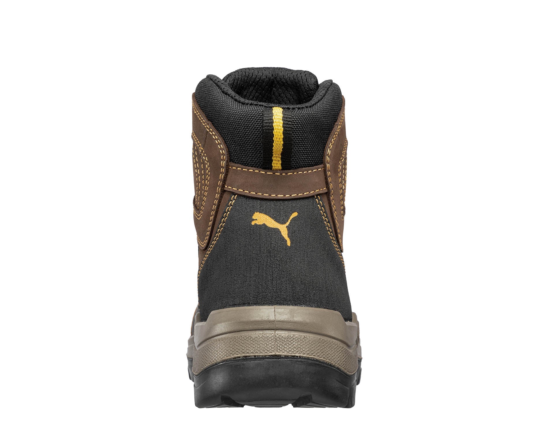 PUMA SAFETY SIERRA NEVADA MID Sicherheitsschuh S3 braun Rückansicht