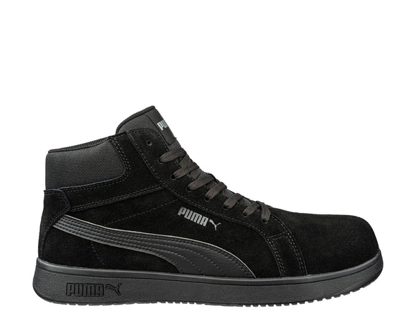 PUMA SAFETY ICONIC BLK/BLK WIDE MID Safety shoes ASTM EH SR