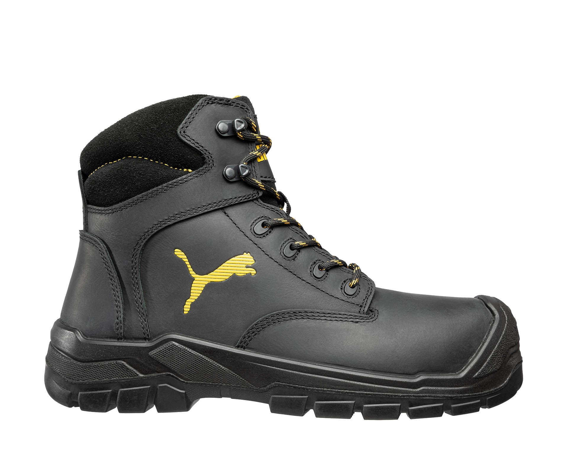 PUMA SAFETY BORNEO MID Sicherheitsschuh S3 schwarz rechts