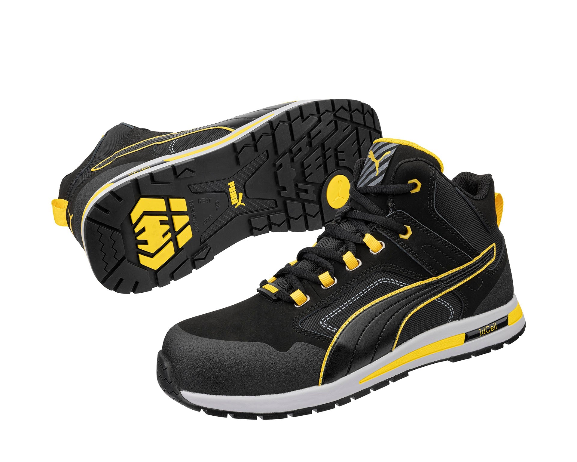 PUMA ブラック セーフティ25cm Female Puma Women's Black Velocity Steel Toe Static Dissipative SR