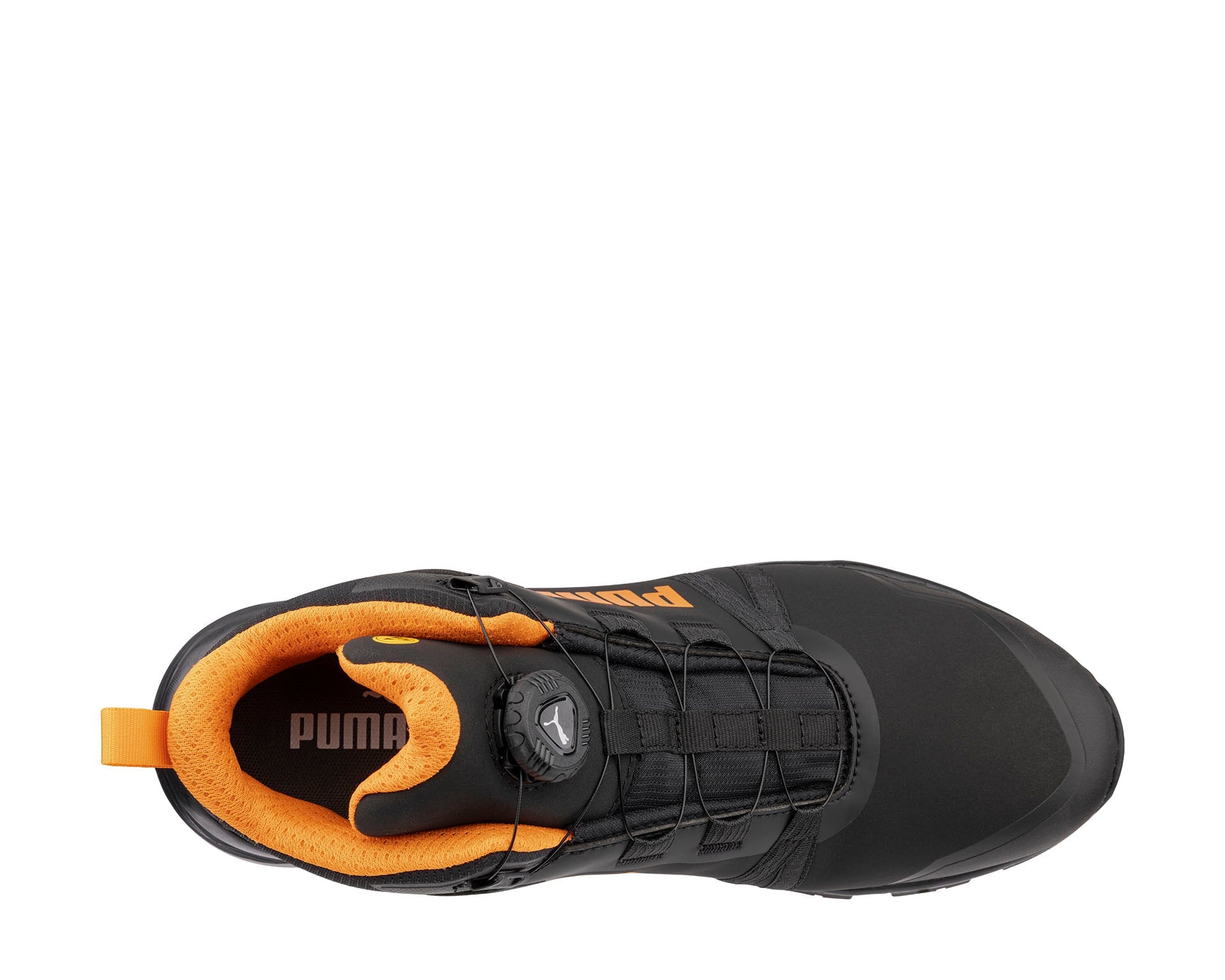 PUMA SAFETY KANYON MID DISC Sicherheitsschuh S3S ESD schwarz oben