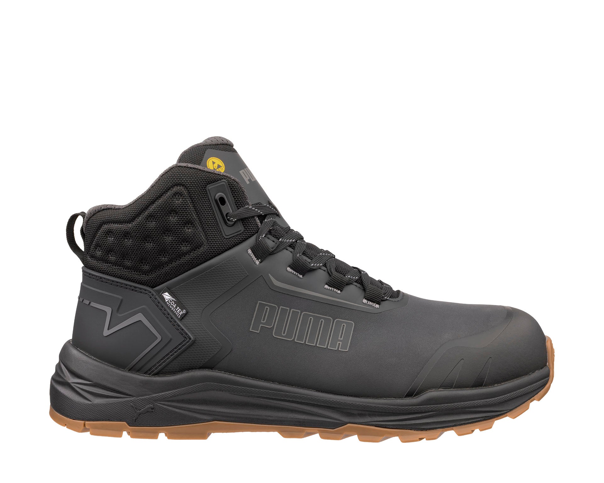 PUMA SAFETY FUSION CTX MID Sicherheitsschuh S7S ESD anthrazit rechts