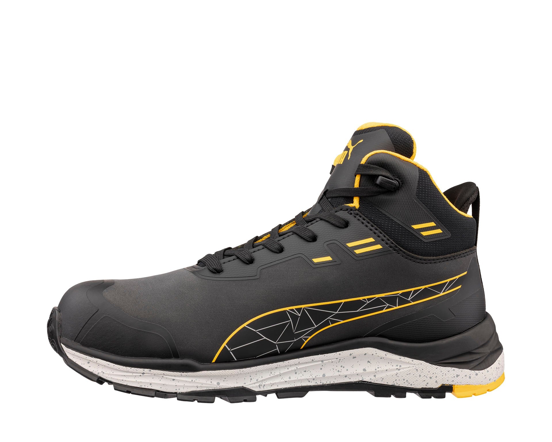 PUMA SAFETY XPLORE MID Sicherheitsschuh S3S ESD anthrazit links