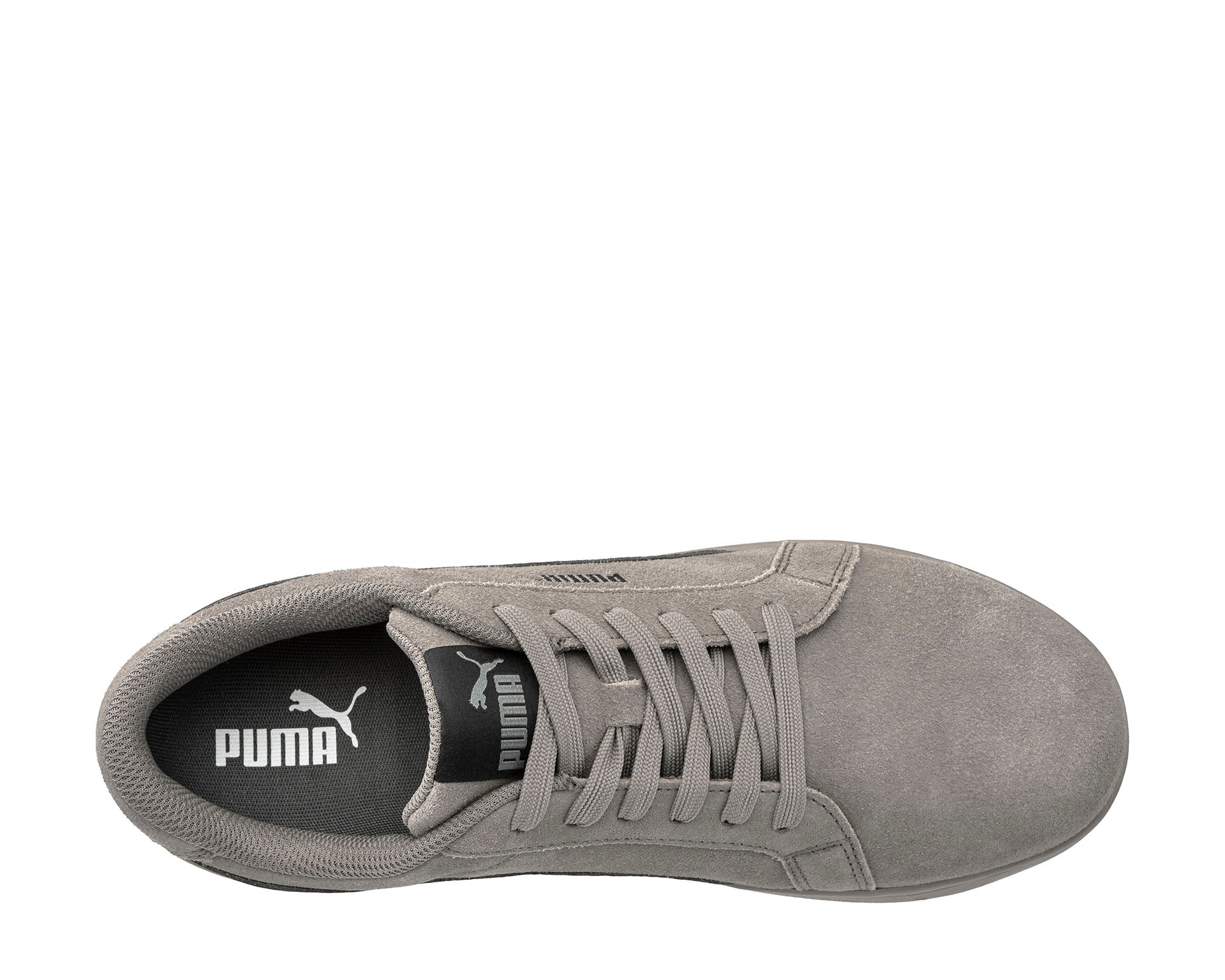 PUMA SAFETY ICONIC STONE LOW safety shoes ASTM EH SR grey upper #color_grey