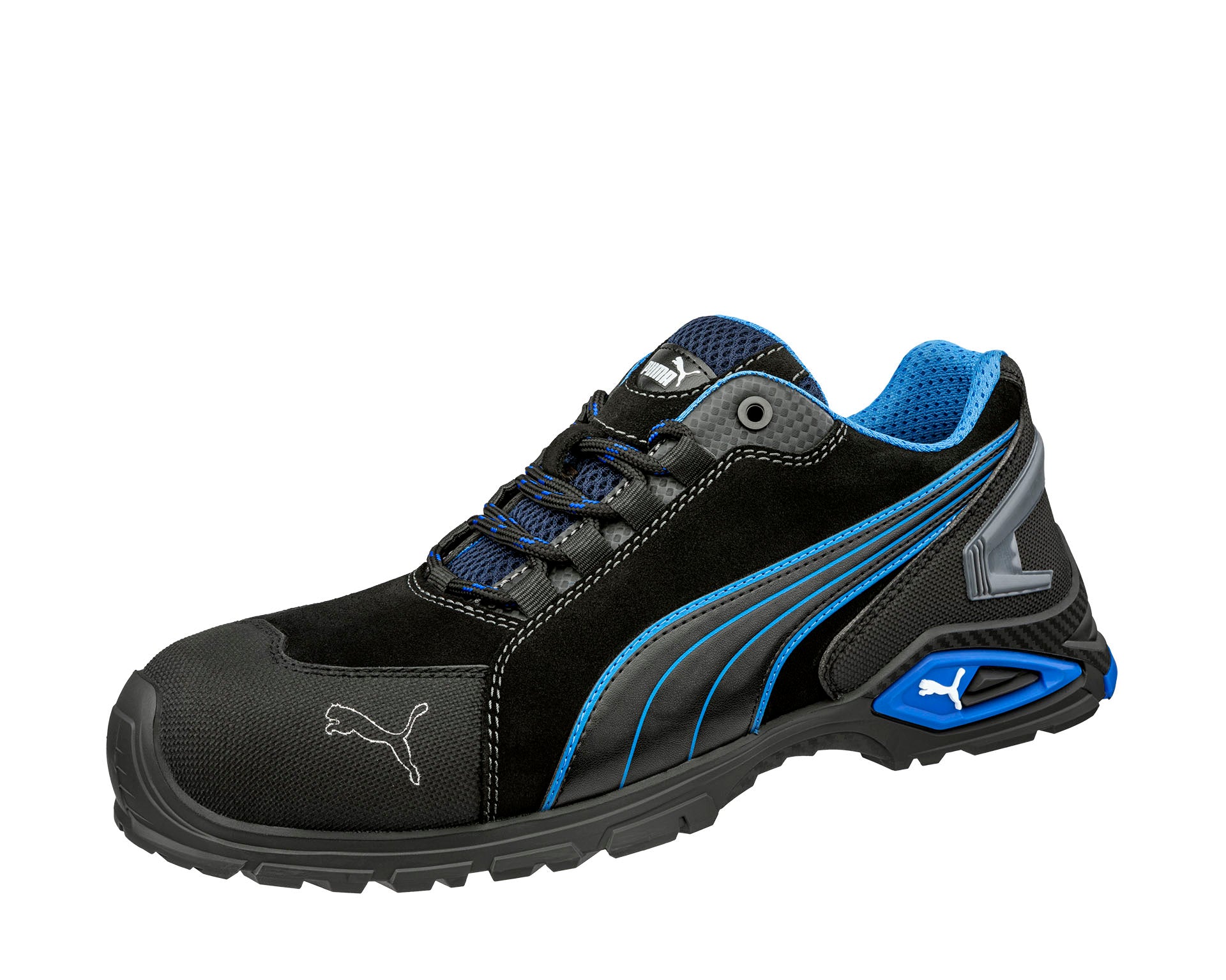 PUMA SAFETY RIO BLACK LOW safety shoes ASTM SD SR black Side view