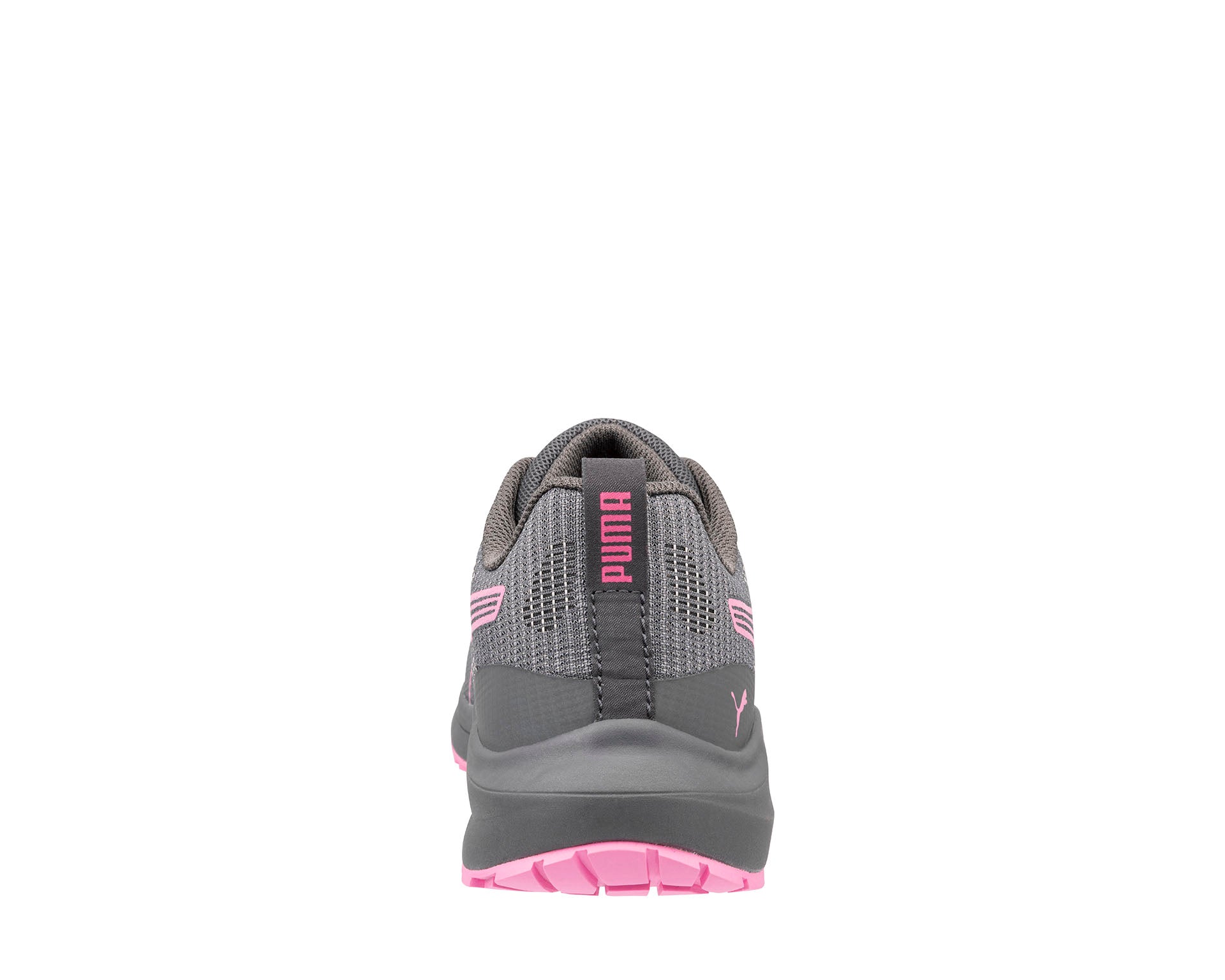 PUMA SAFETY CELERITY KNIT 2.0 LOW safety shoes ASTM EH SR grey Women rear view