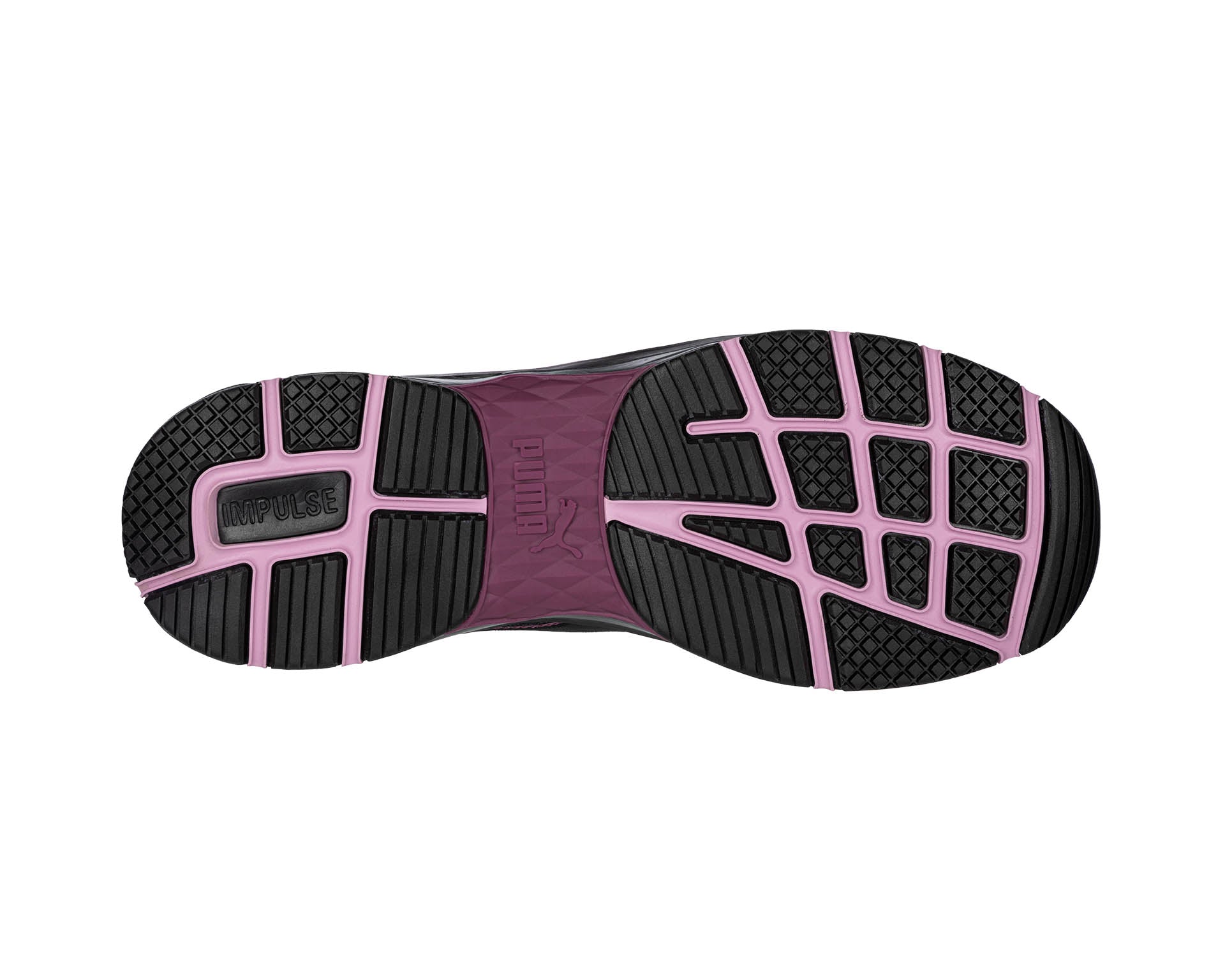 PUMA SAFETY DEFINE WNS LOW Sicherheitsschuh S1P ESD schwarz Damen Sohle