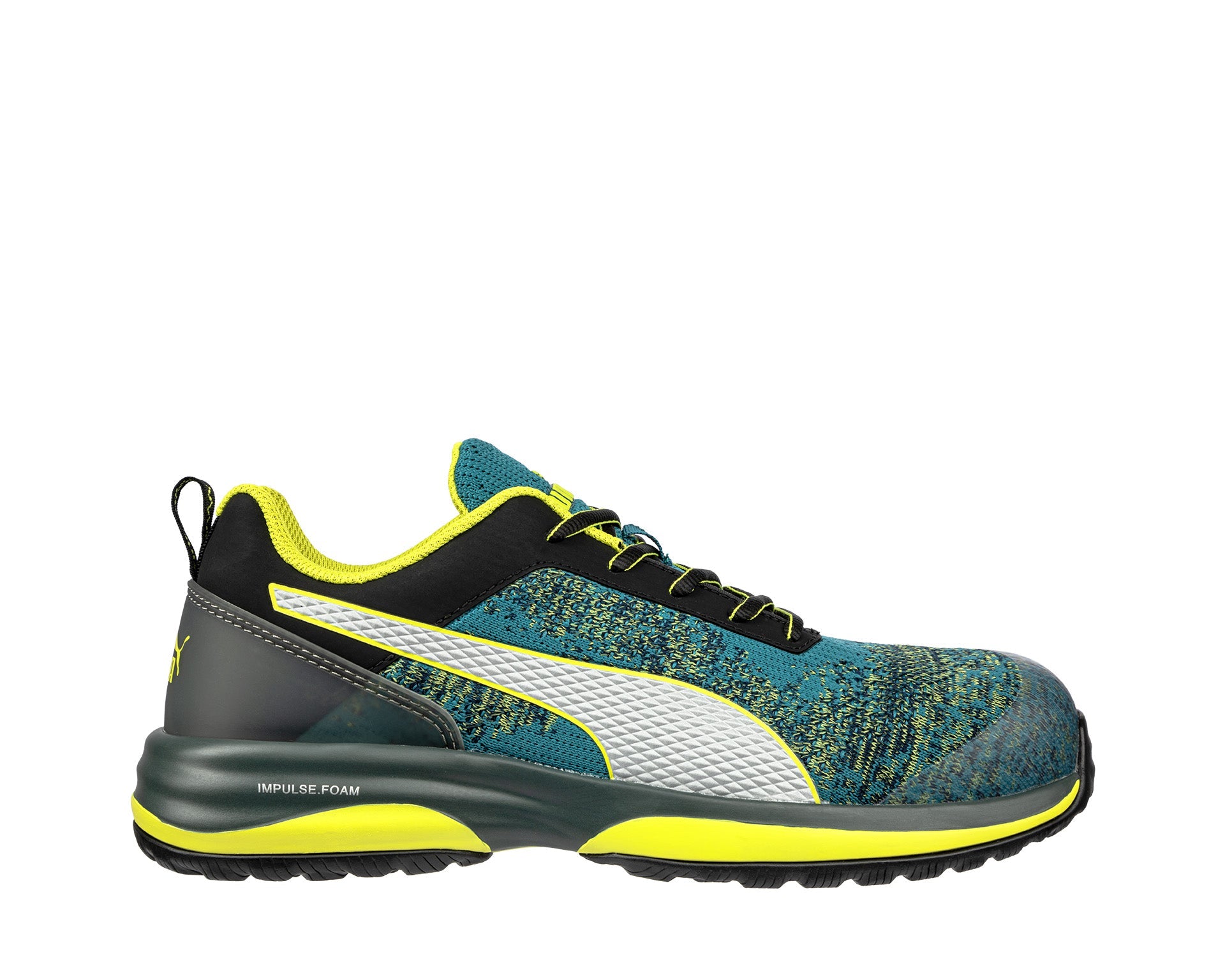 PUMA SAFETY CHARGE LOW Sicherheitsschuh S1P ESD grün rechts #farbe_grün