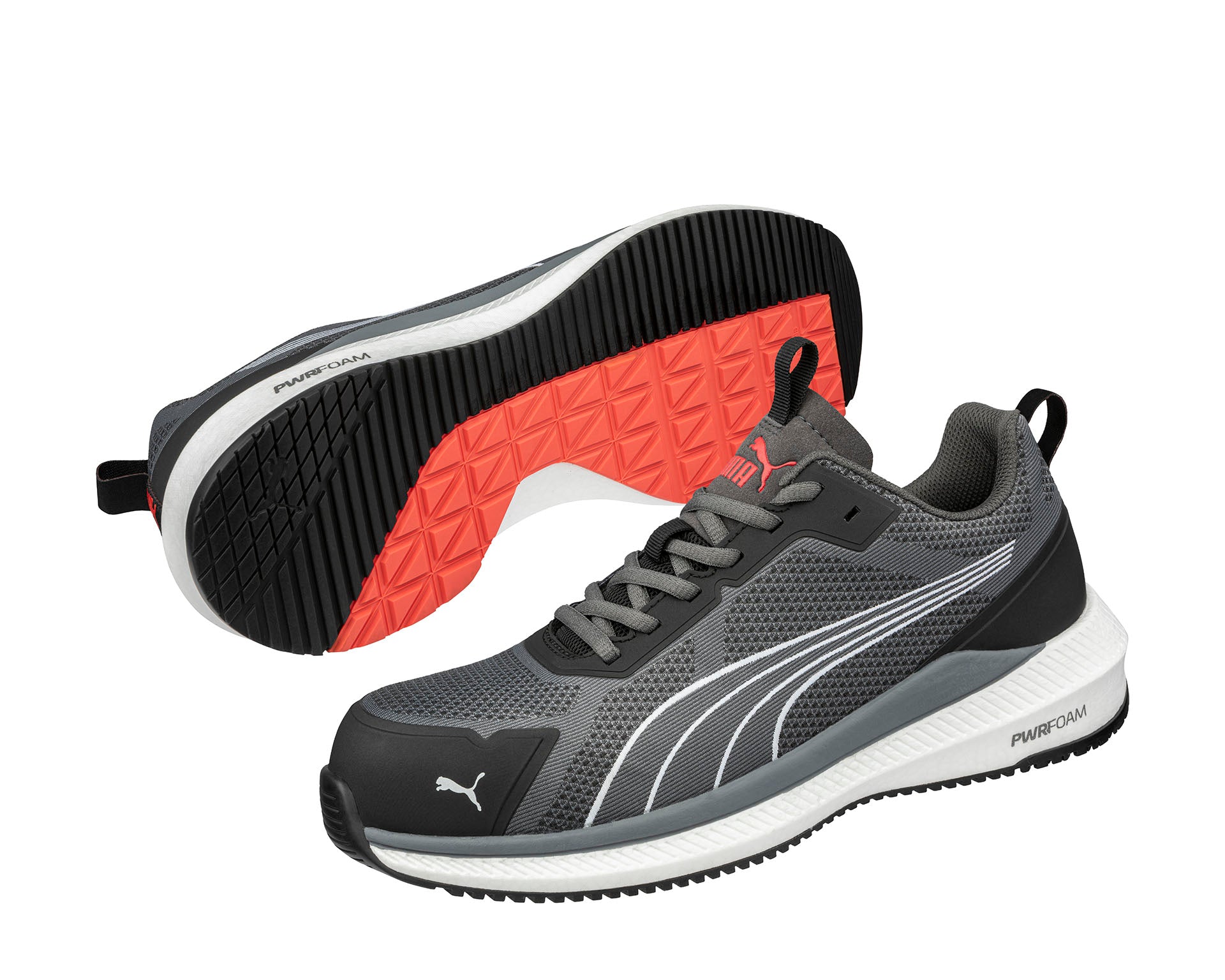 PUMA SAFETY SLIDE GREY LOW safety shoes ASTM EH SR grey Pair view #color_grey