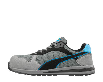 FRONTSIDE GREY BLUE LOW|PUMA SAFETY WORK SHOES ASTM EH SR | Puma Safety USA