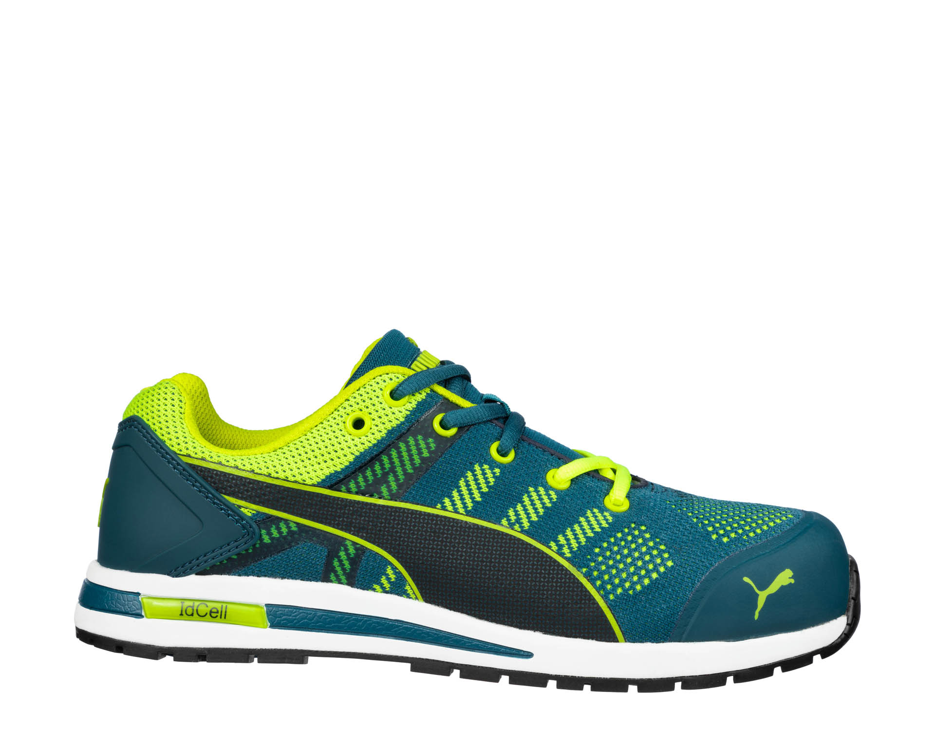 PUMA SAFETY Puma English GREEN ELEVATE S1P ESD LOW KNIT safety shoes | HRO Safety SRC